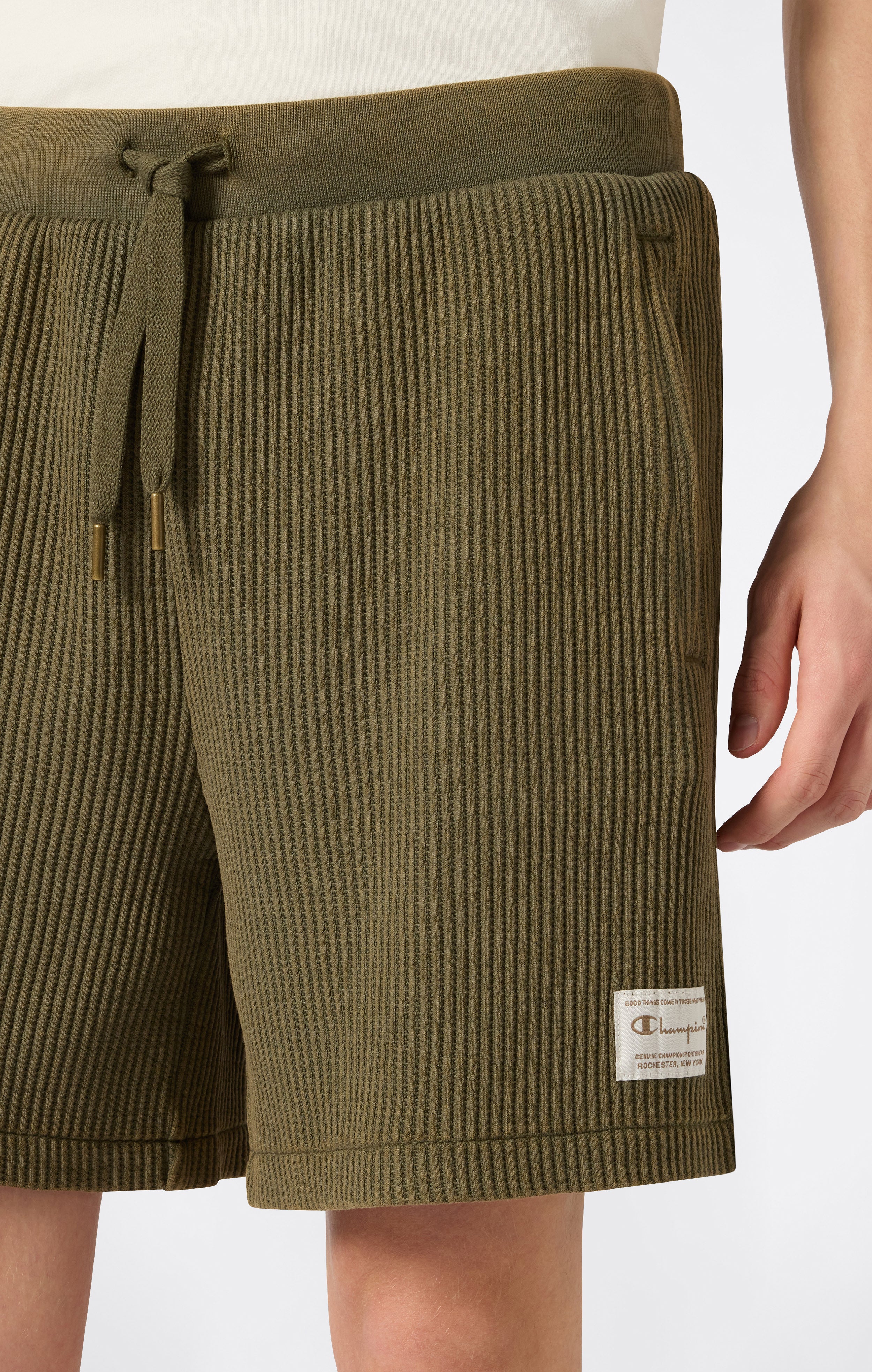 Men’s Washed Waffle Shorts - Image 3