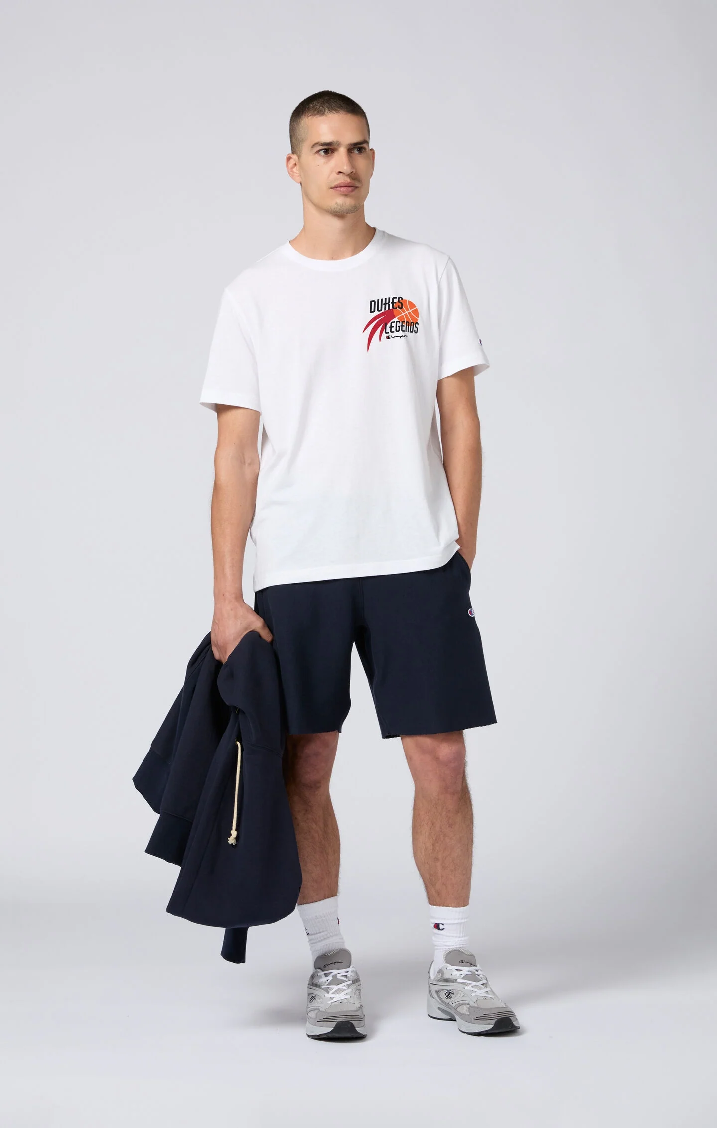 Oversized Men's T-Shirt in Heavy Cotton Dukes Cupboard x Champion - Image 2