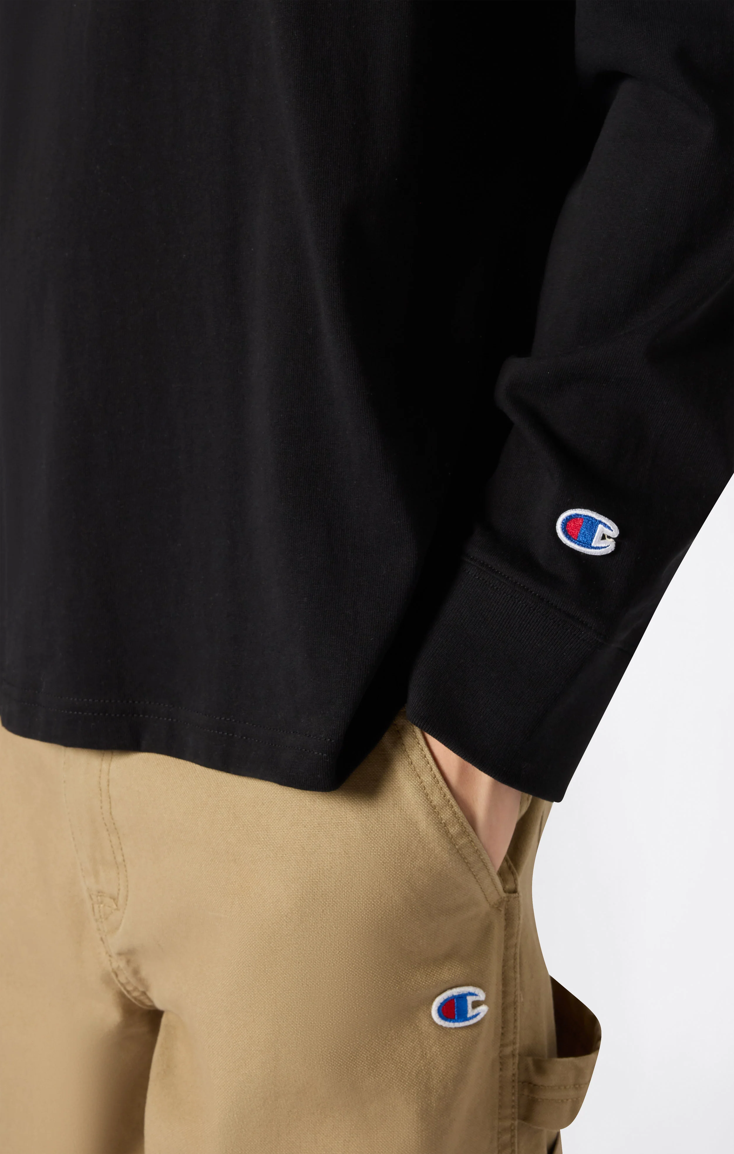 Oversized Men's Long Sleeve T-Shirt in Soft Heavy Cotton - Image 3