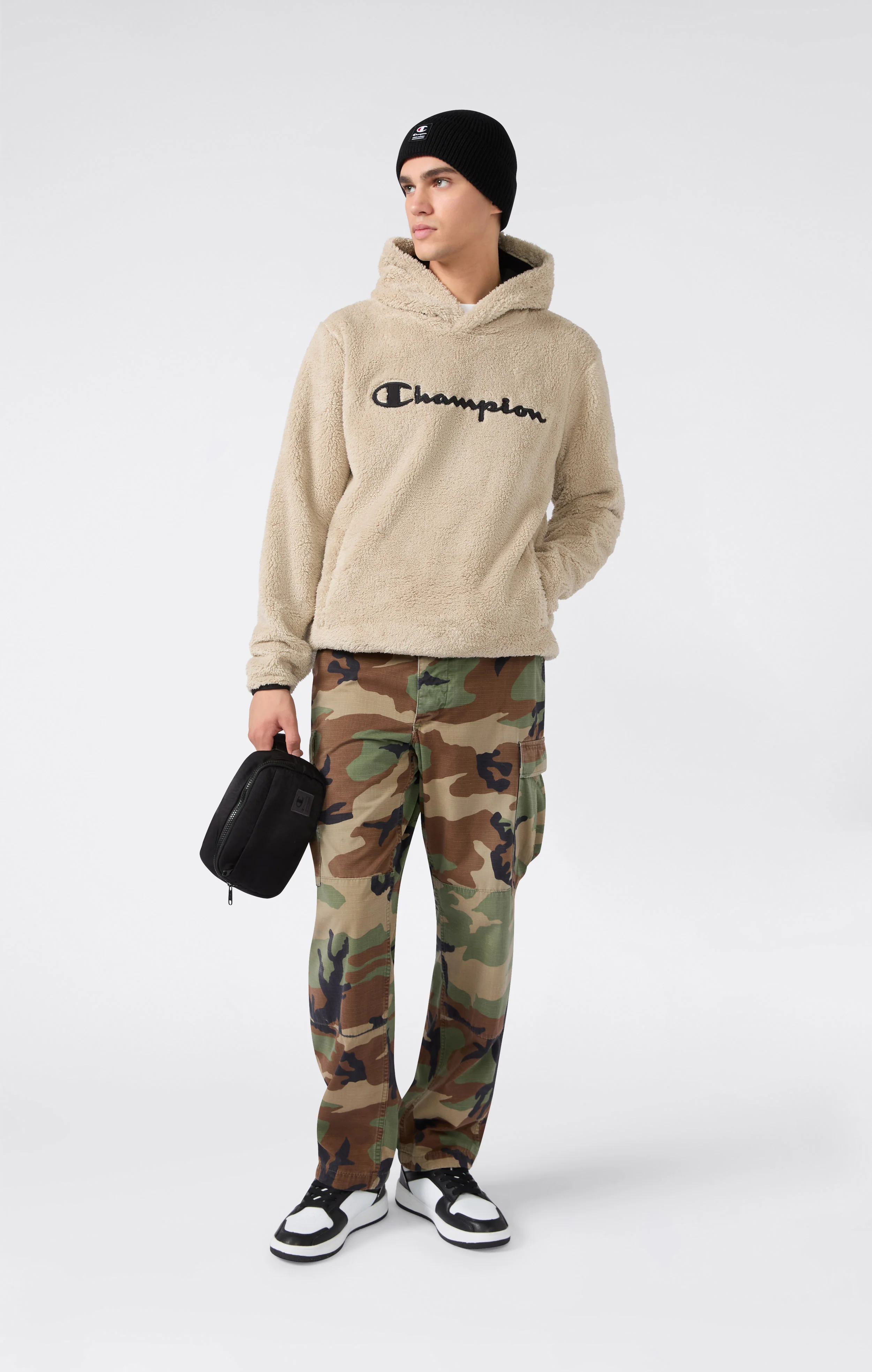 Men’s Hooded Polar Teddy Top - Image 2