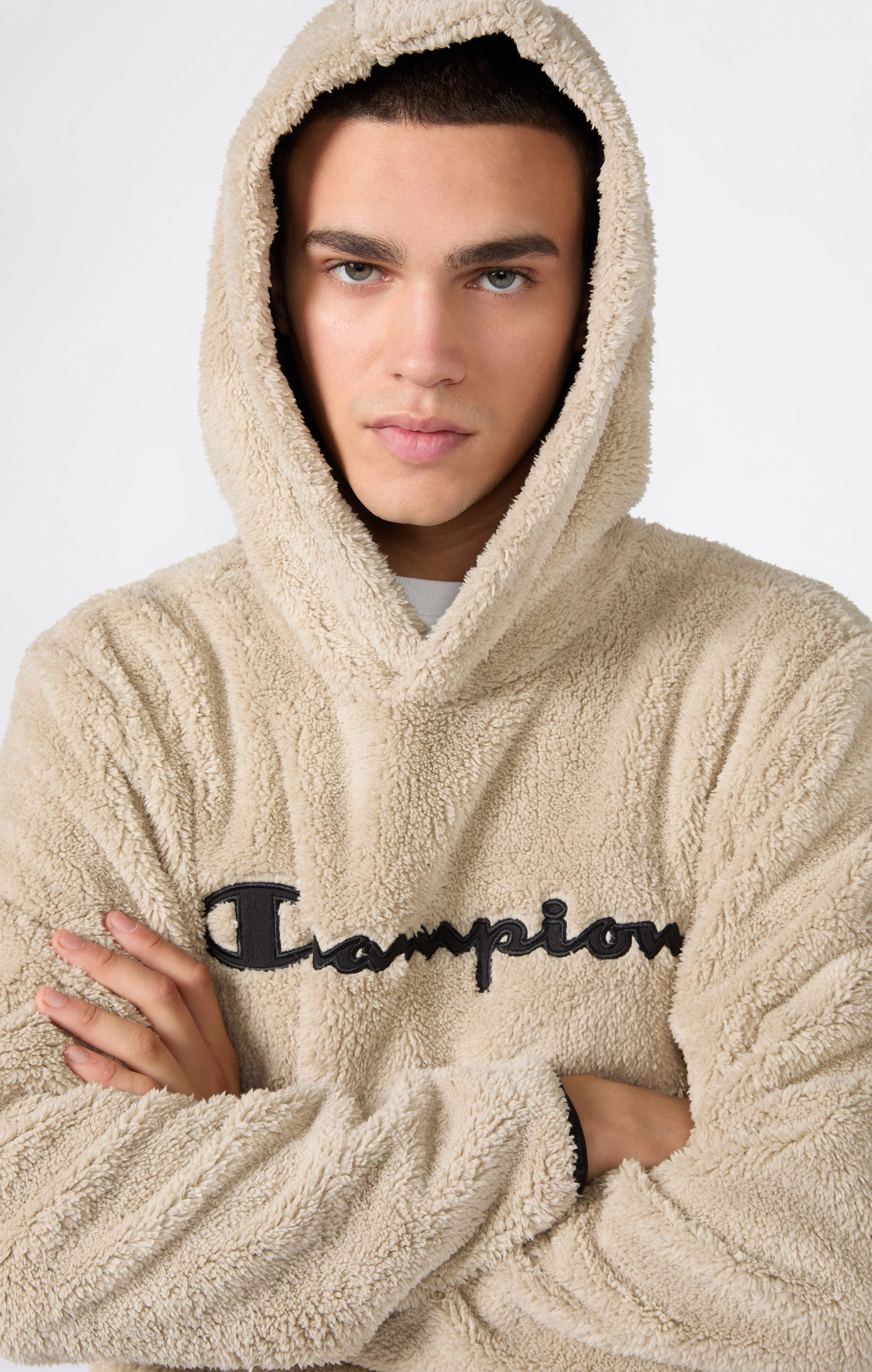 Men’s Hooded Polar Teddy Top - Image 3