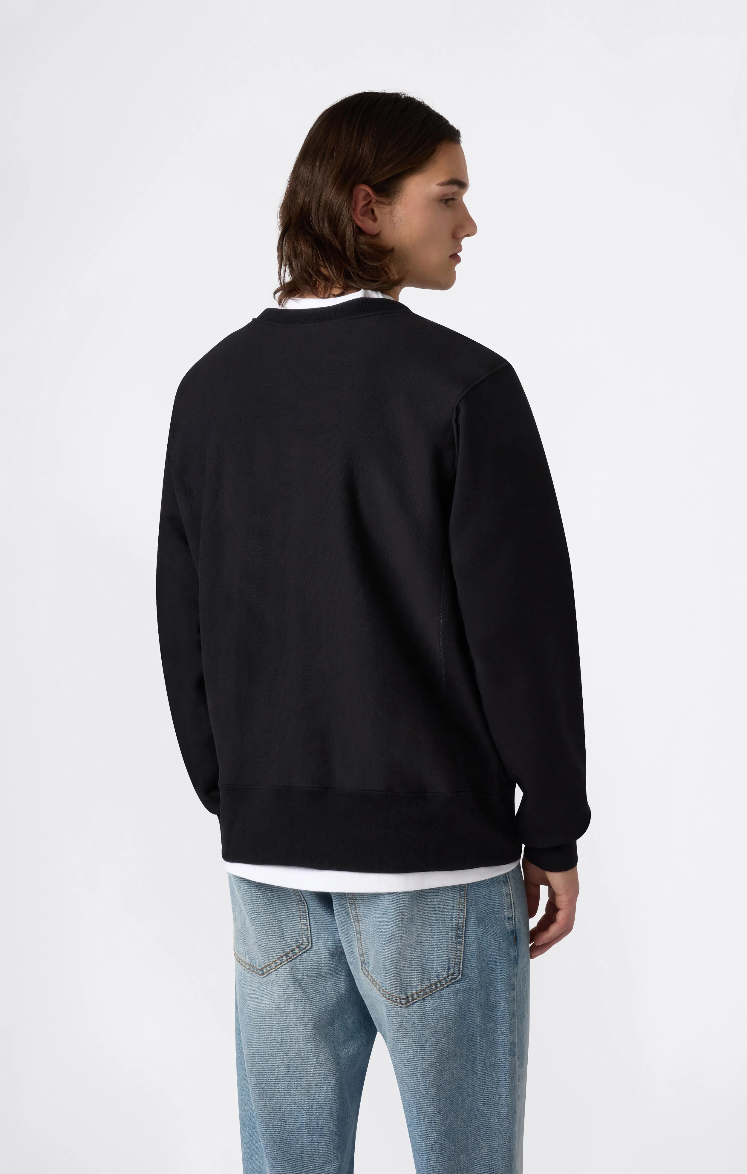 Men's Fleece Reverse Weave Sweatshirt Made in USA - Image 3