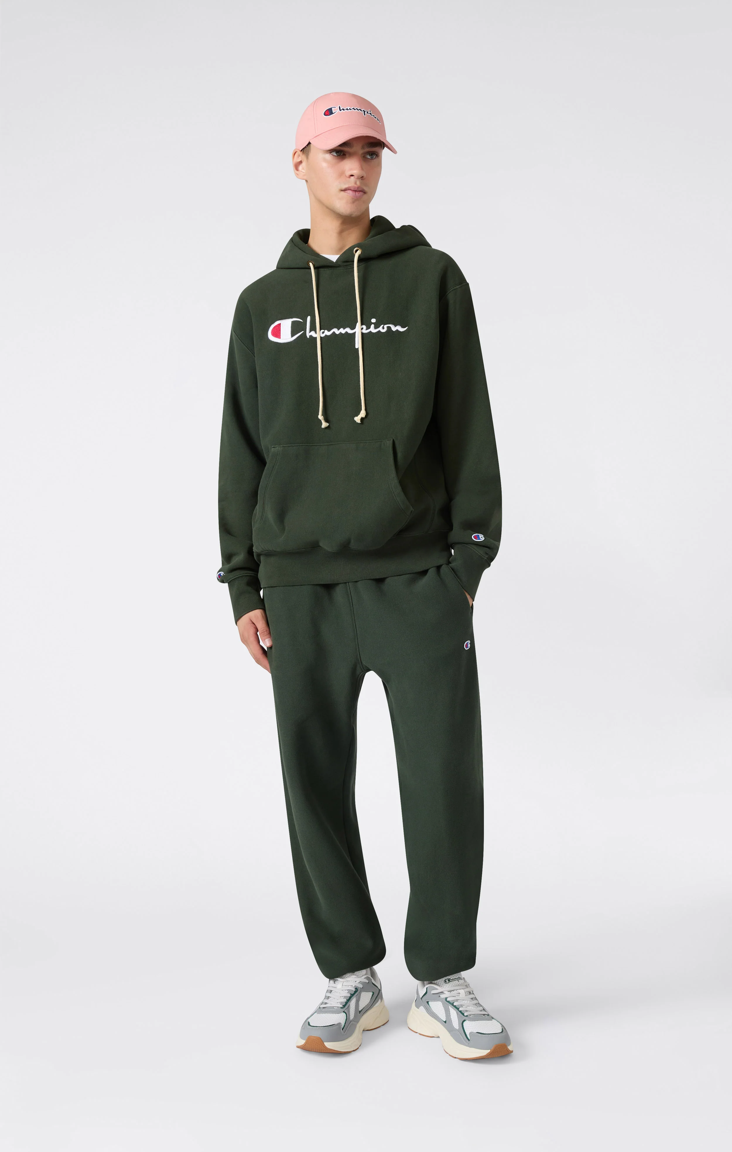 Men’s Heavyweight Hoodie with Brushed Fleece Interior Reverse Weave - Image 2