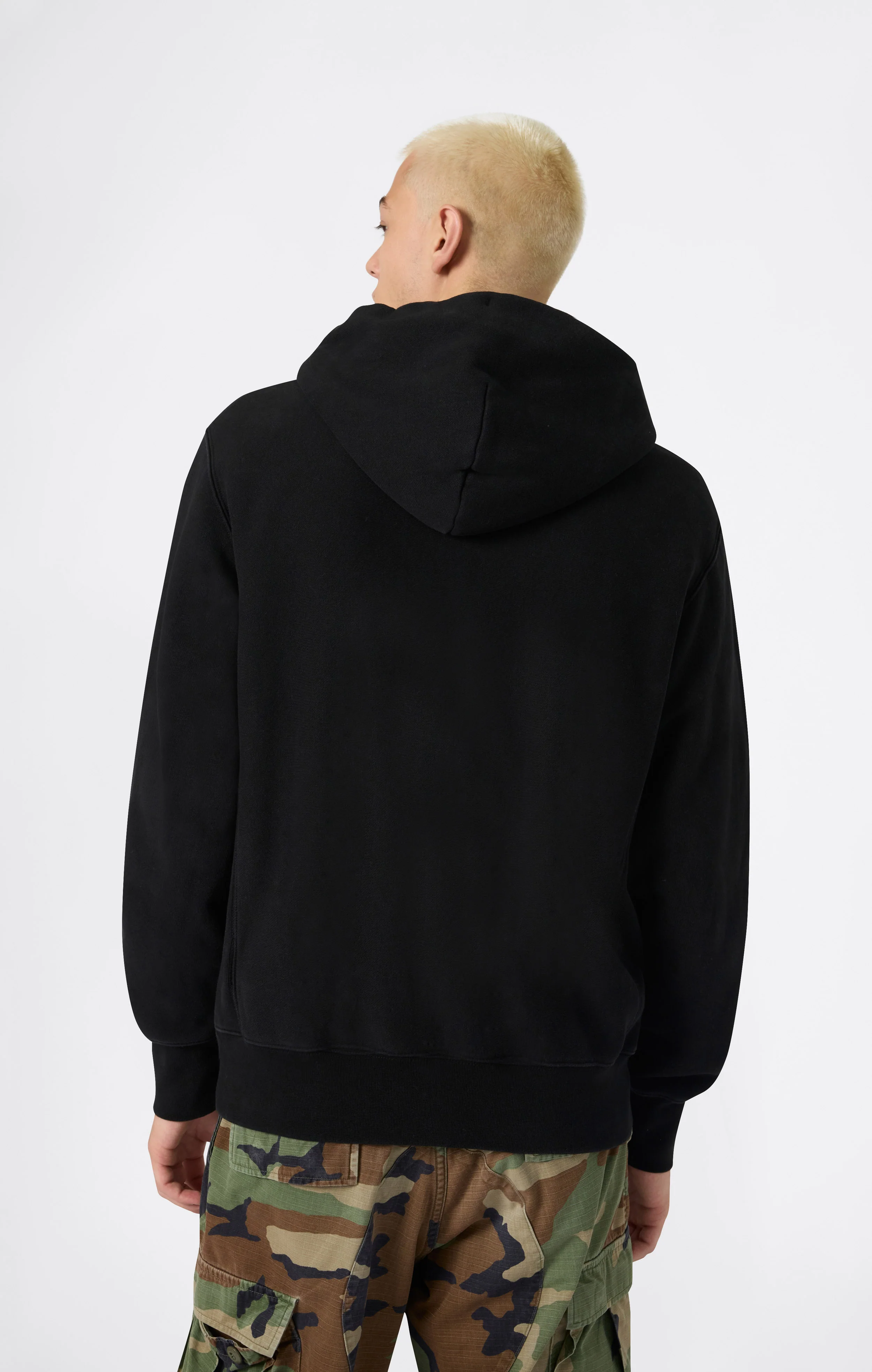 Men's Fleece Full Zip Hoodie Reverse Weave - Image 2