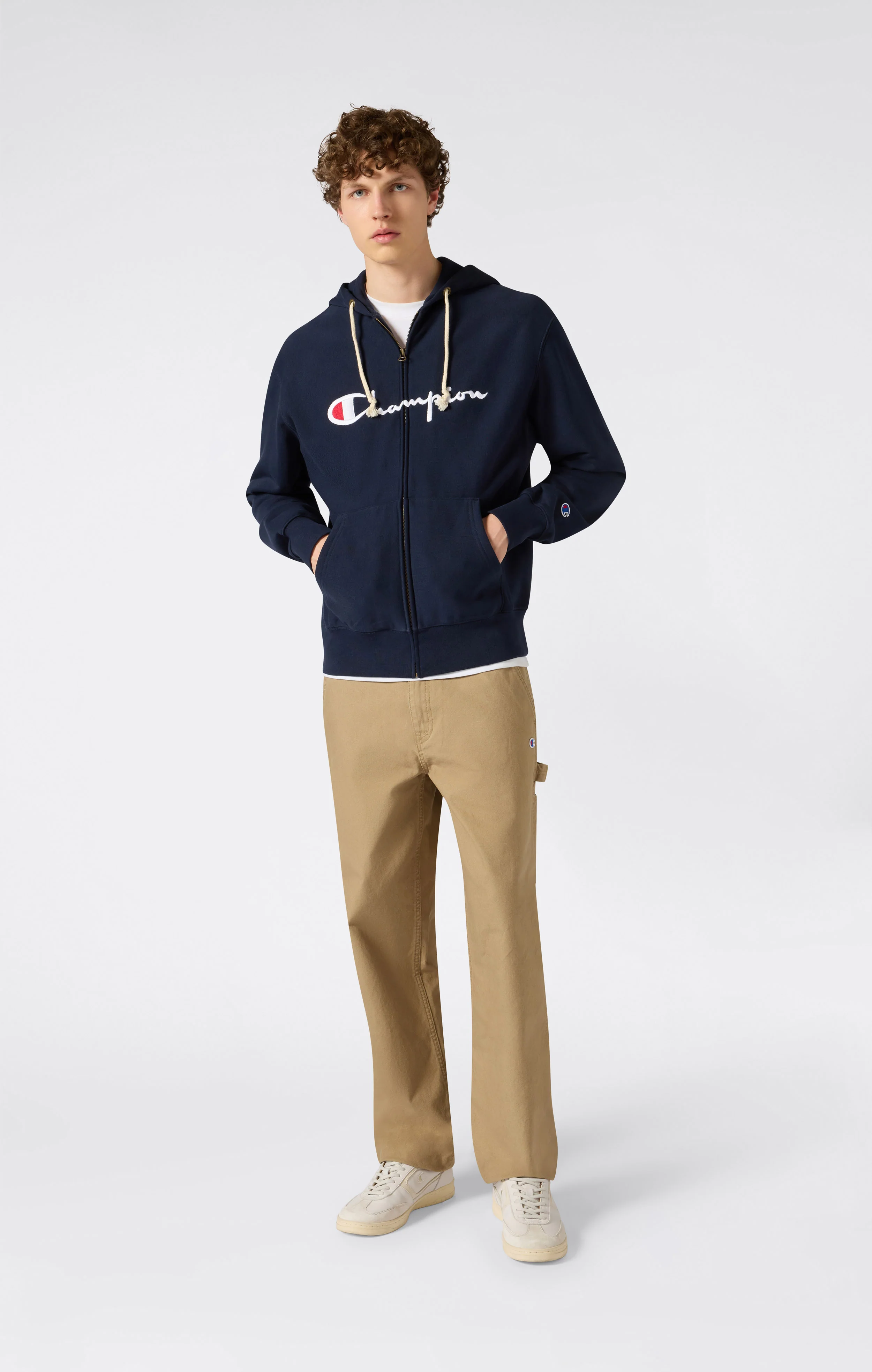 REVERSE WEAVE Men’s Full Zip Hoodie Sweatshirt - Image 2