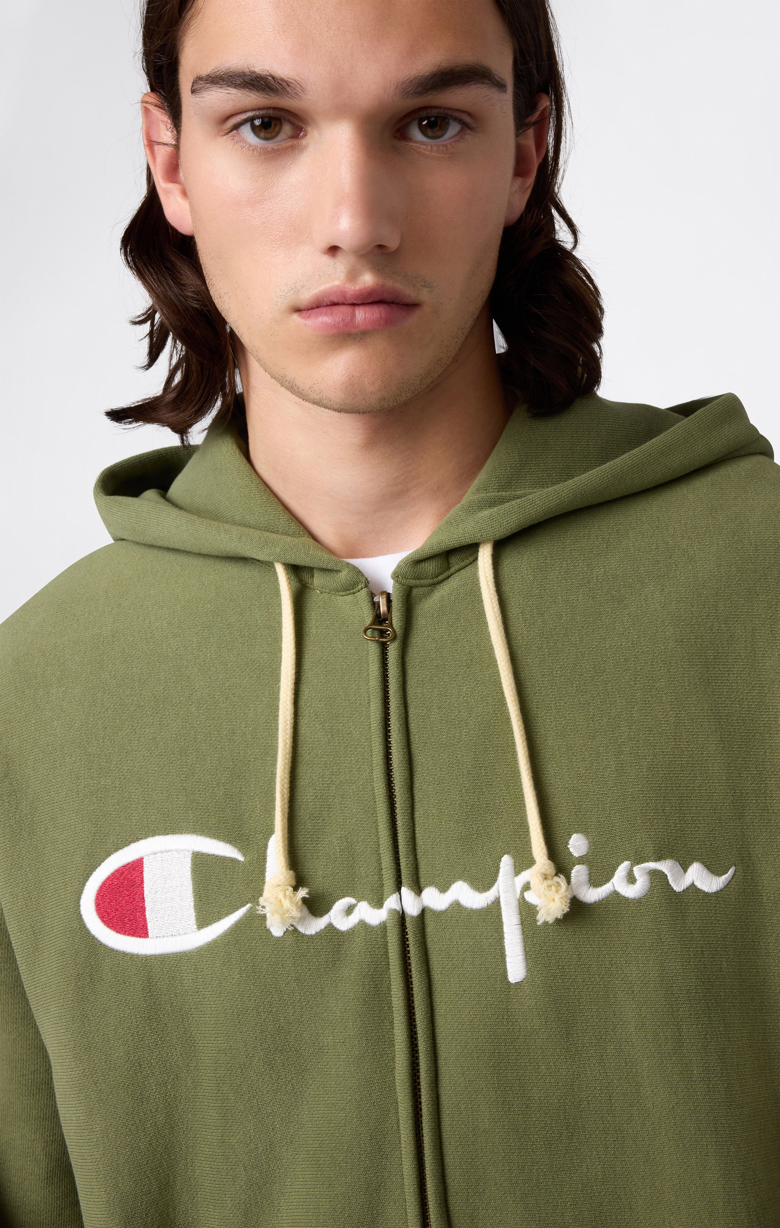 REVERSE WEAVE Men’s Full Zip Hoodie Sweatshirt - Image 2