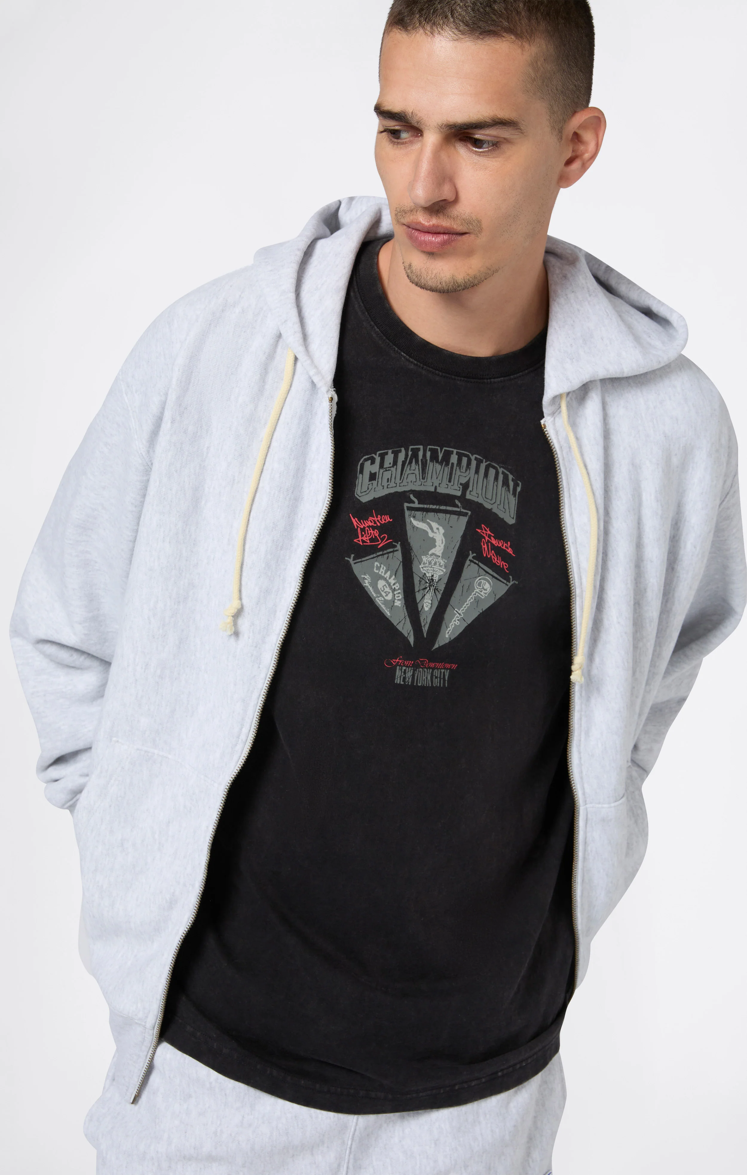 REVERSE WEAVE Men’s Graphic T-Shirt - Image 3