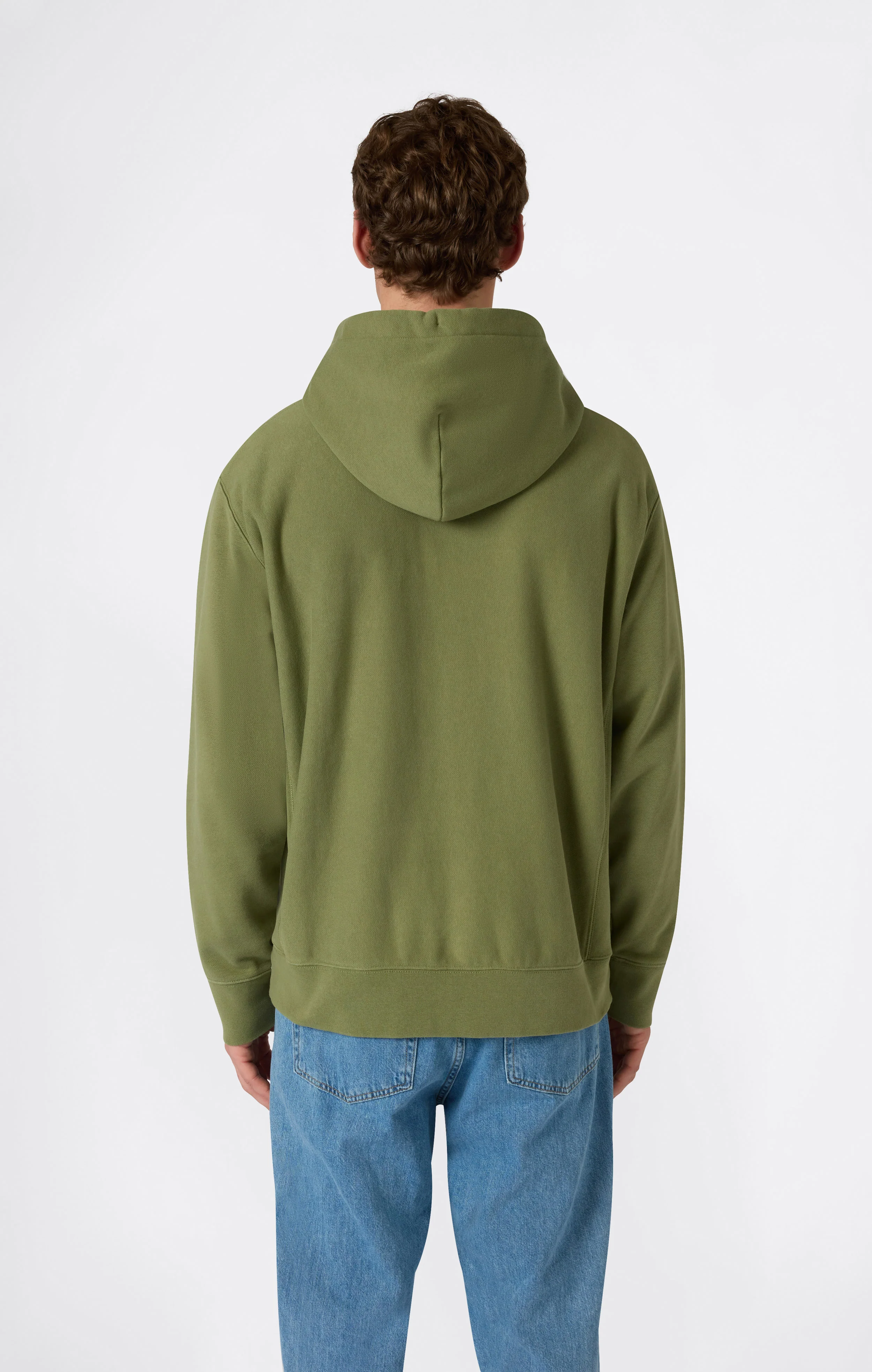 Reverse Weave Men's Loose Fit Hoodie - Image 3