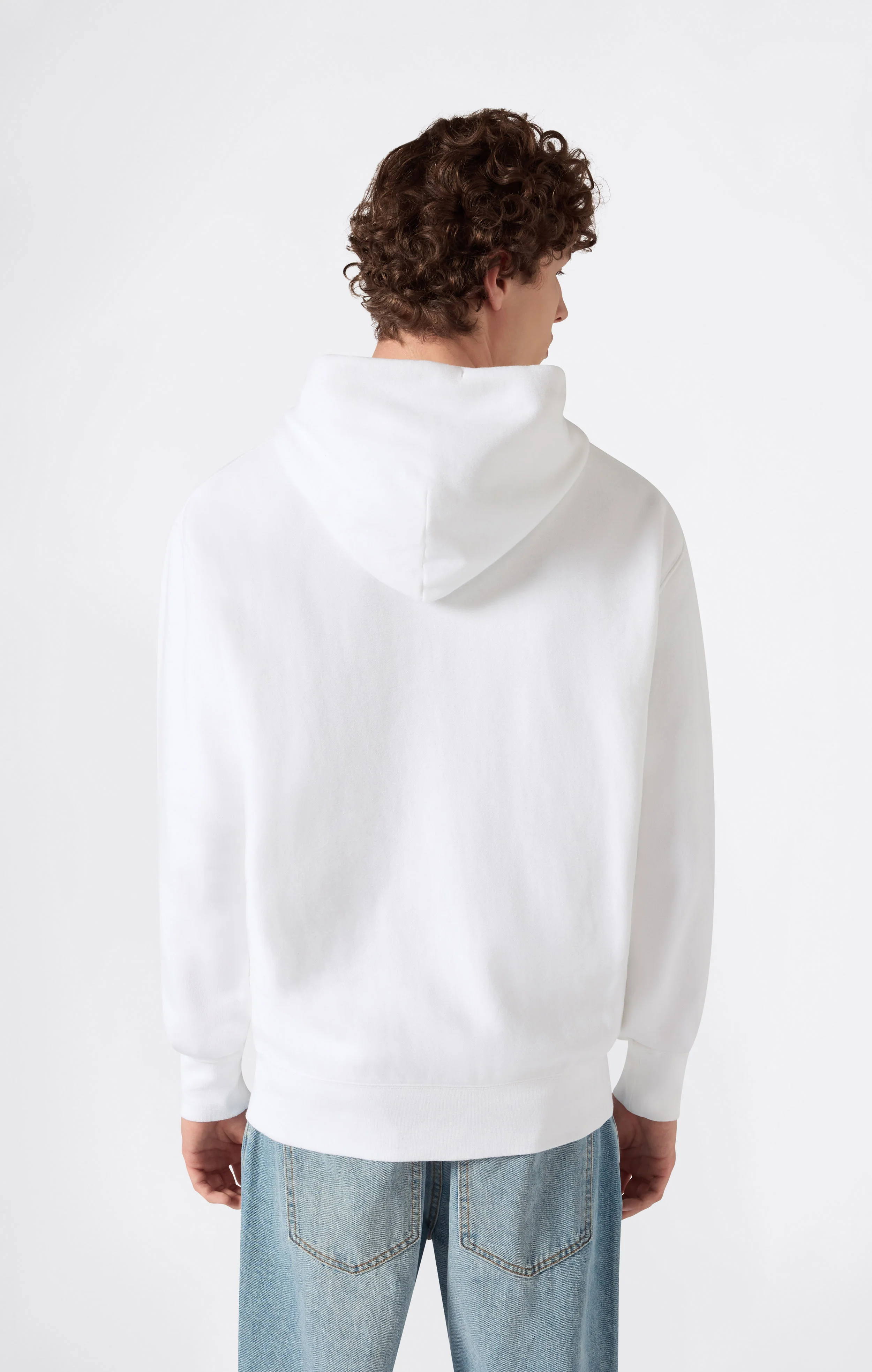 Reverse Weave Men's Loose Fit Hoodie - Image 4