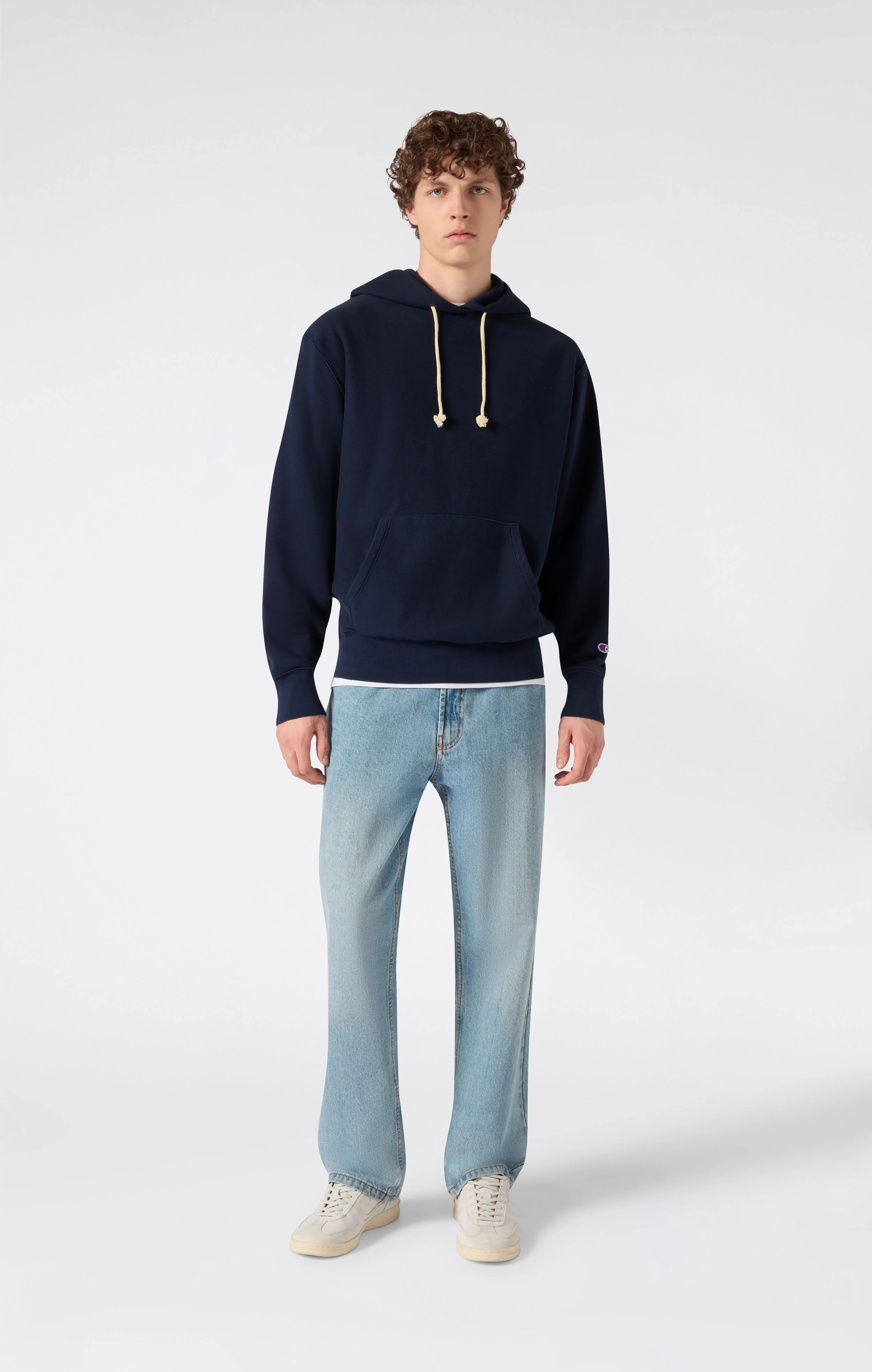 Men’s Heavyweight Fleece Hoodie Reverse Weave - Image 2