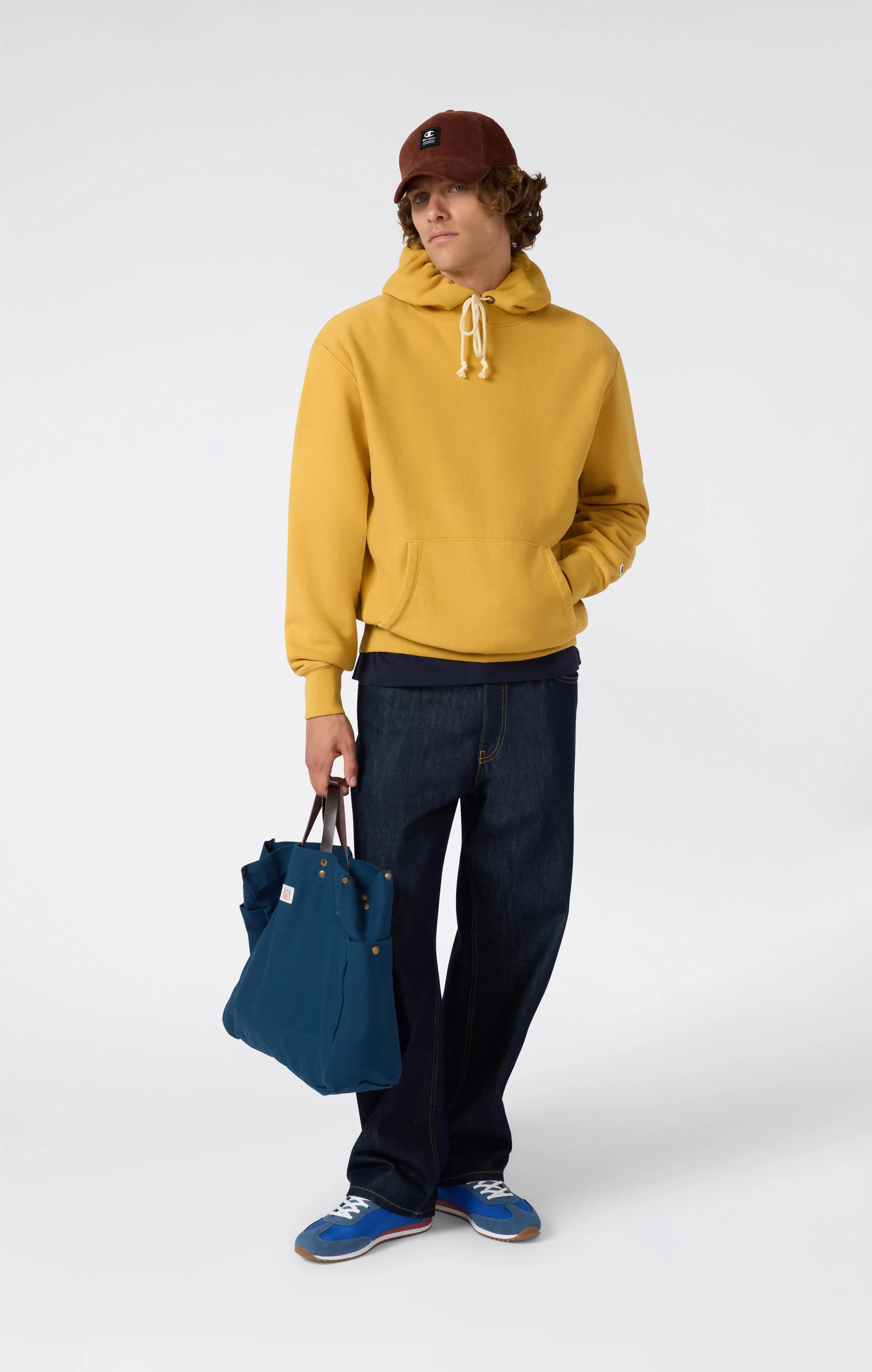 Men’s Heavyweight Fleece Hoodie Reverse Weave - Image 4