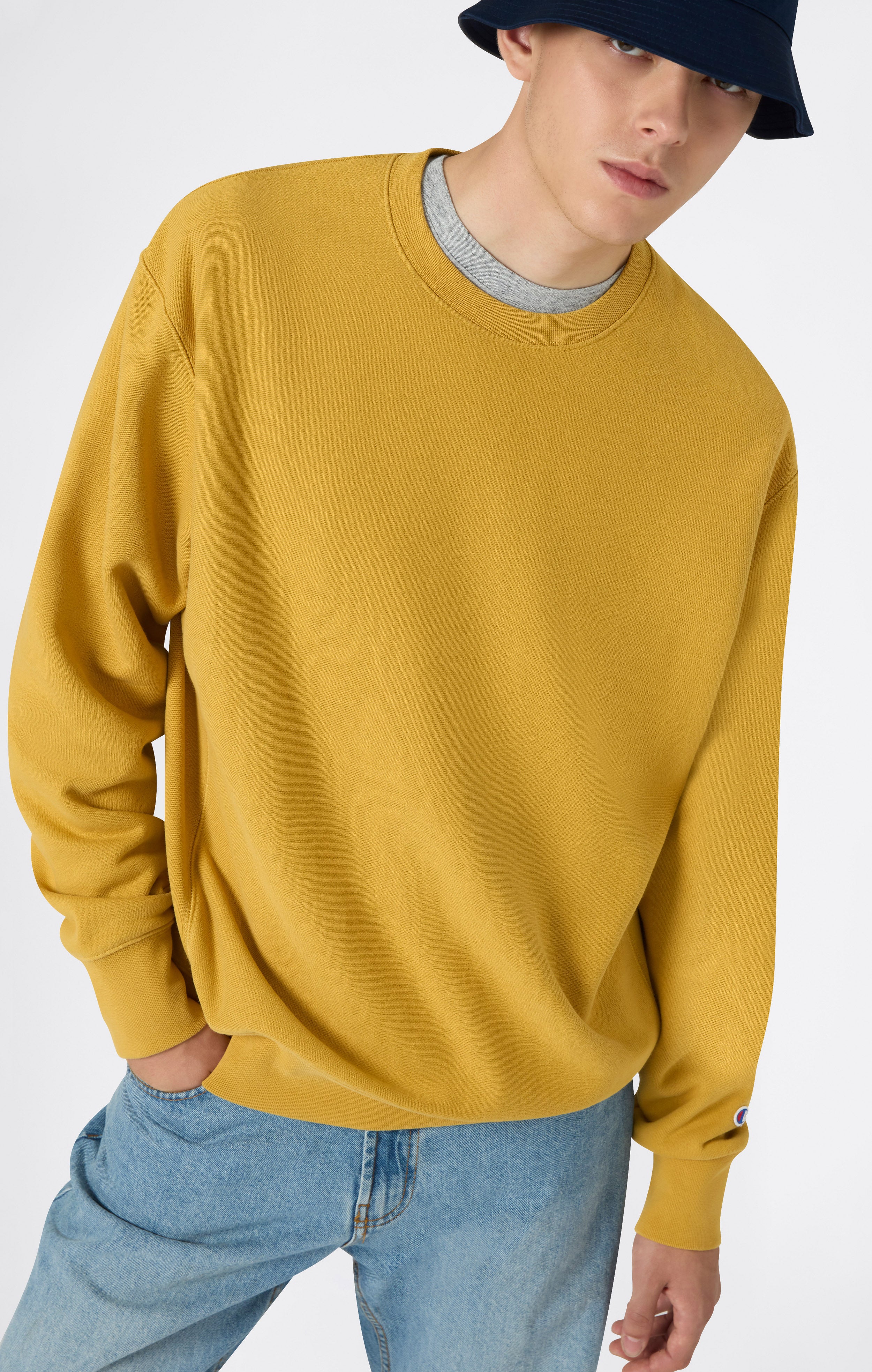 Men’s Heavyweight Fleece Sweatshirt Reverse Weave - Image 4