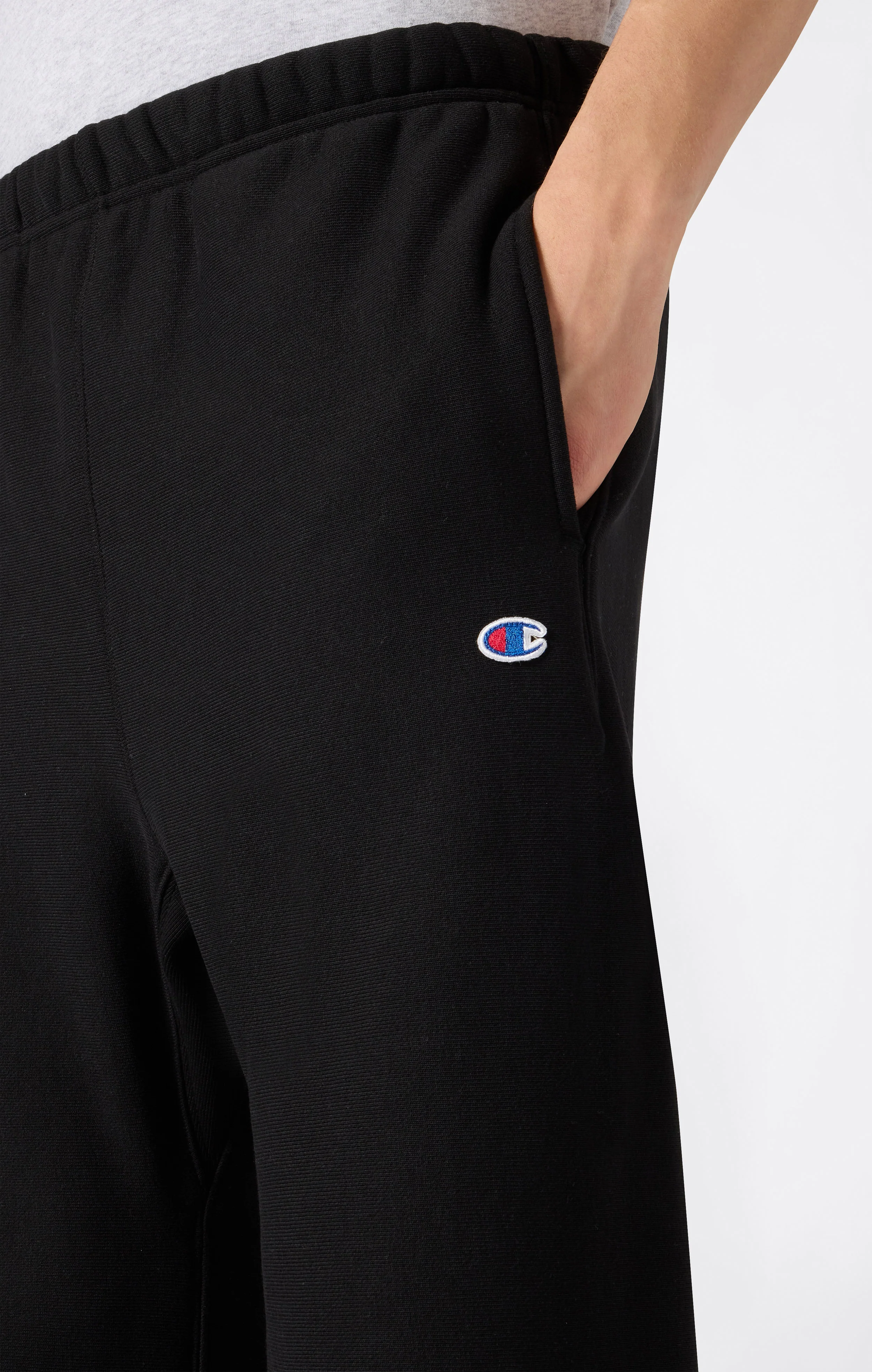 Men’s Heavyweight Wide-Leg Fleece Jogger Pants Reverse Weave - Image 3