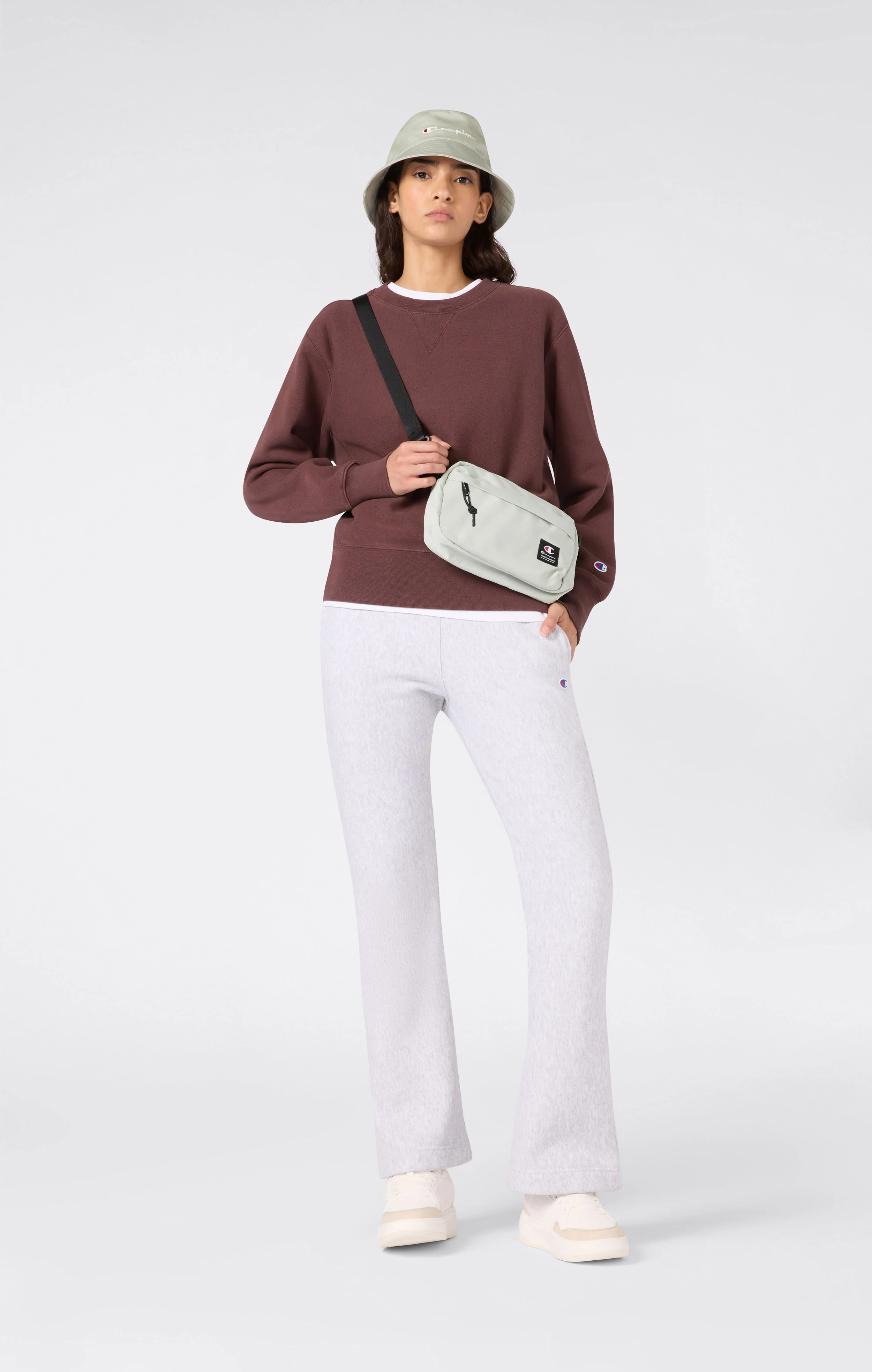 Women’s Heavyweight Fleece Sweatshirt Reverse Weave - Image 2
