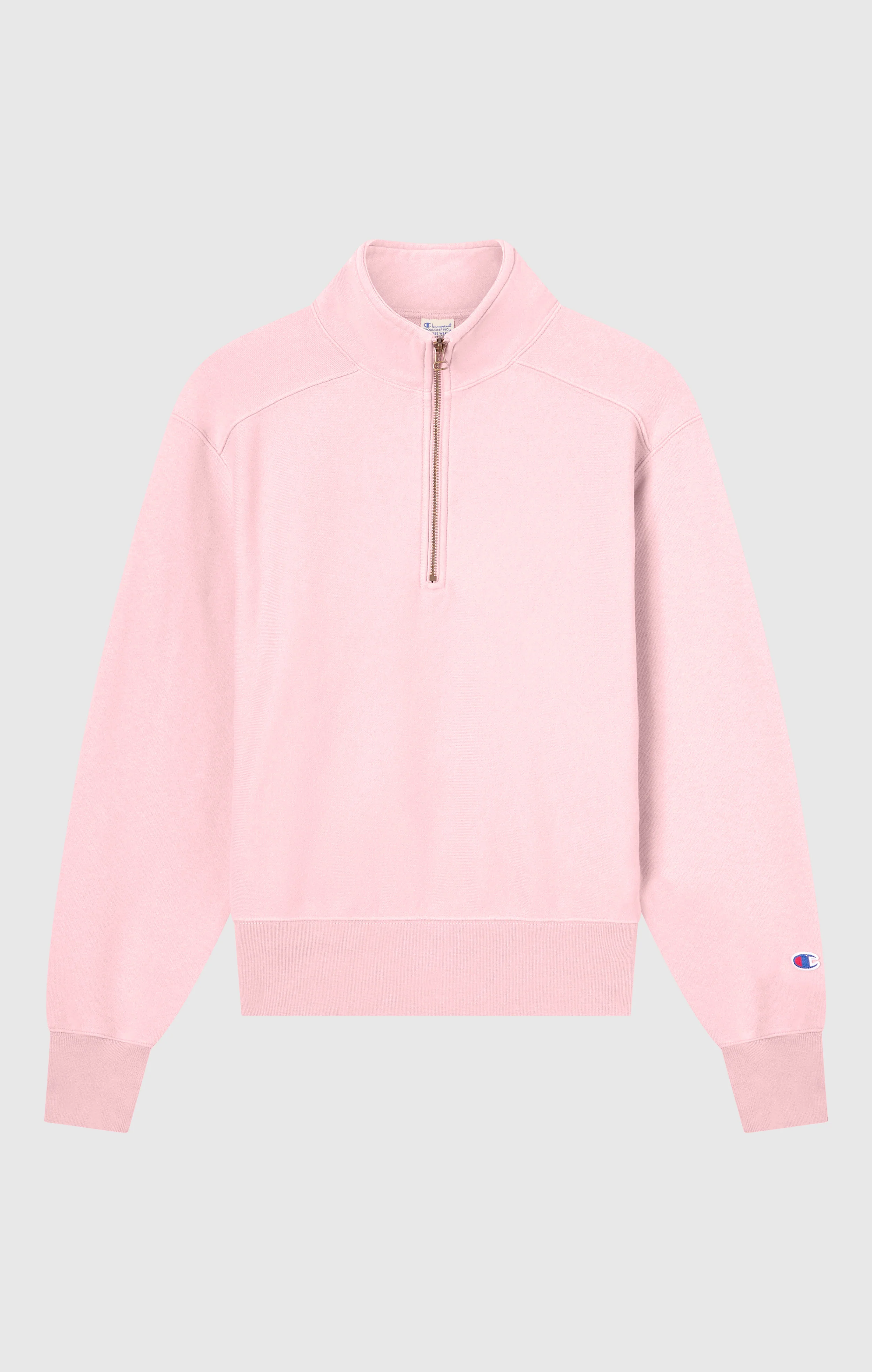 Women’s Heavyweight Half-Zip Fleece Sweatshirt Reverse Weave - Image 6