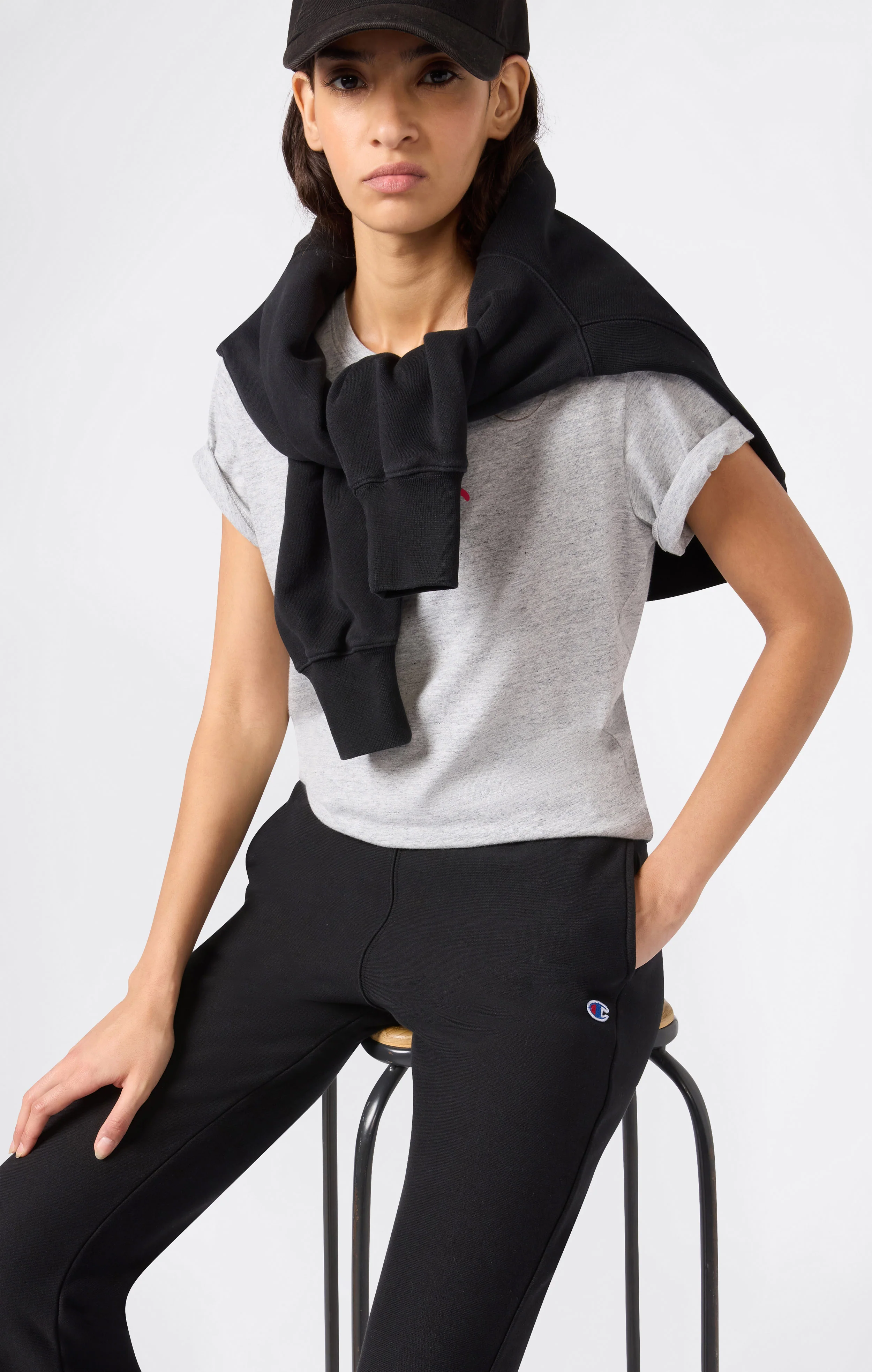 Women’s Heavyweight Fleece Long Jogger Pants Reverse Weave - Image 3