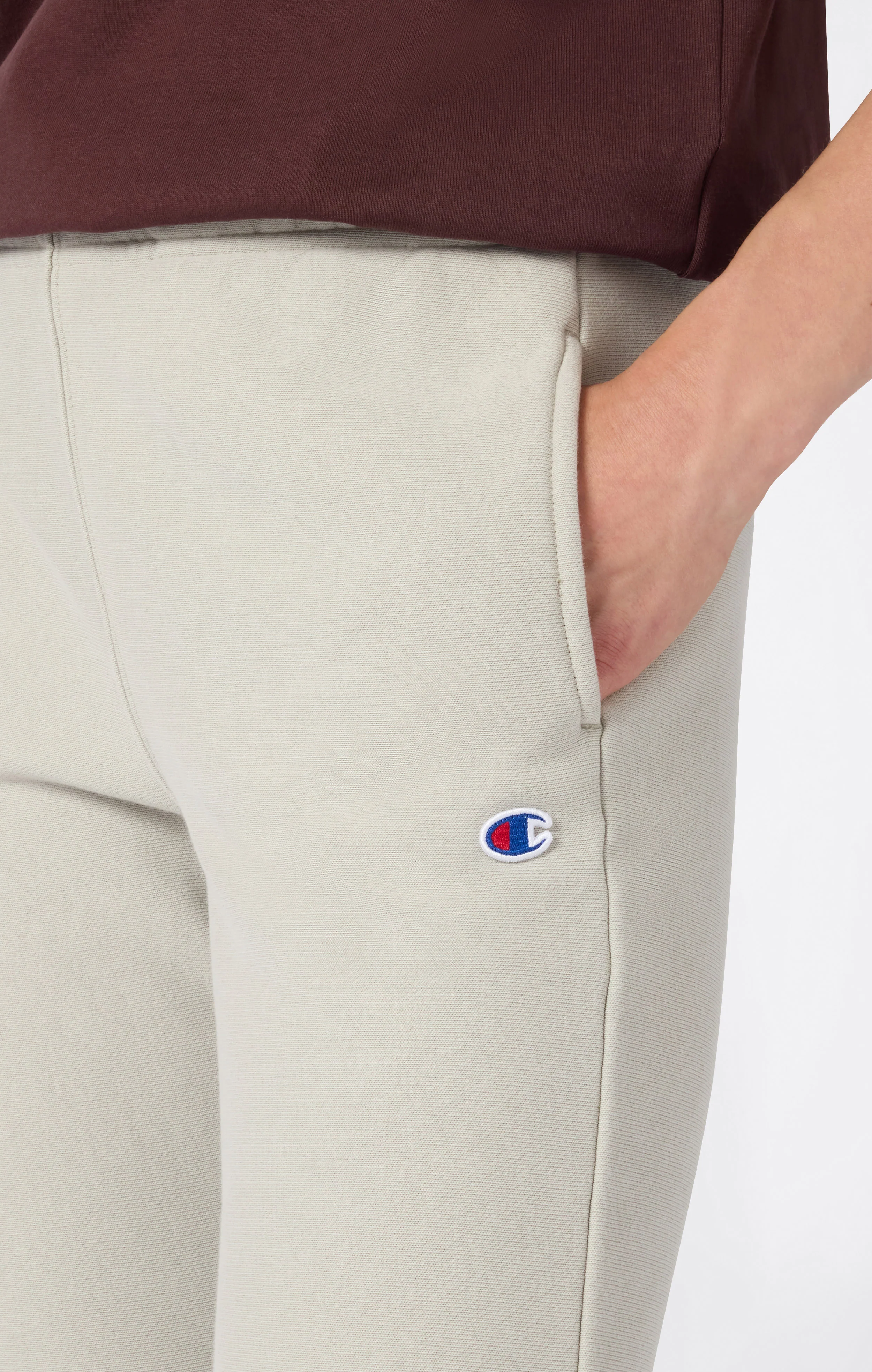 Women’s Heavyweight Fleece Long Jogger Pants Reverse Weave - Image 3