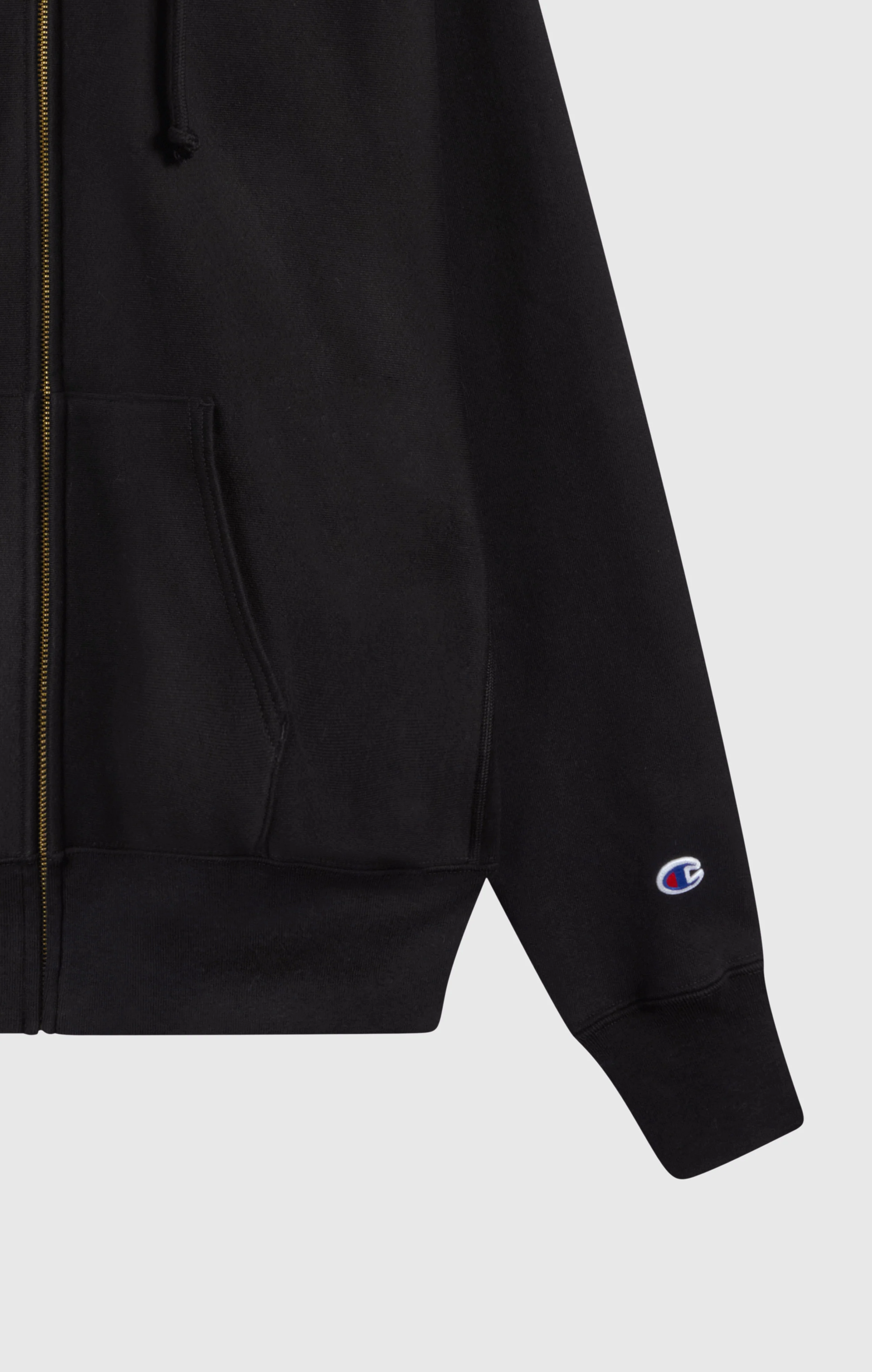 Men's Fleece Reverse Weave Zip Hooded Sweatshirt Made in USA - Image 7