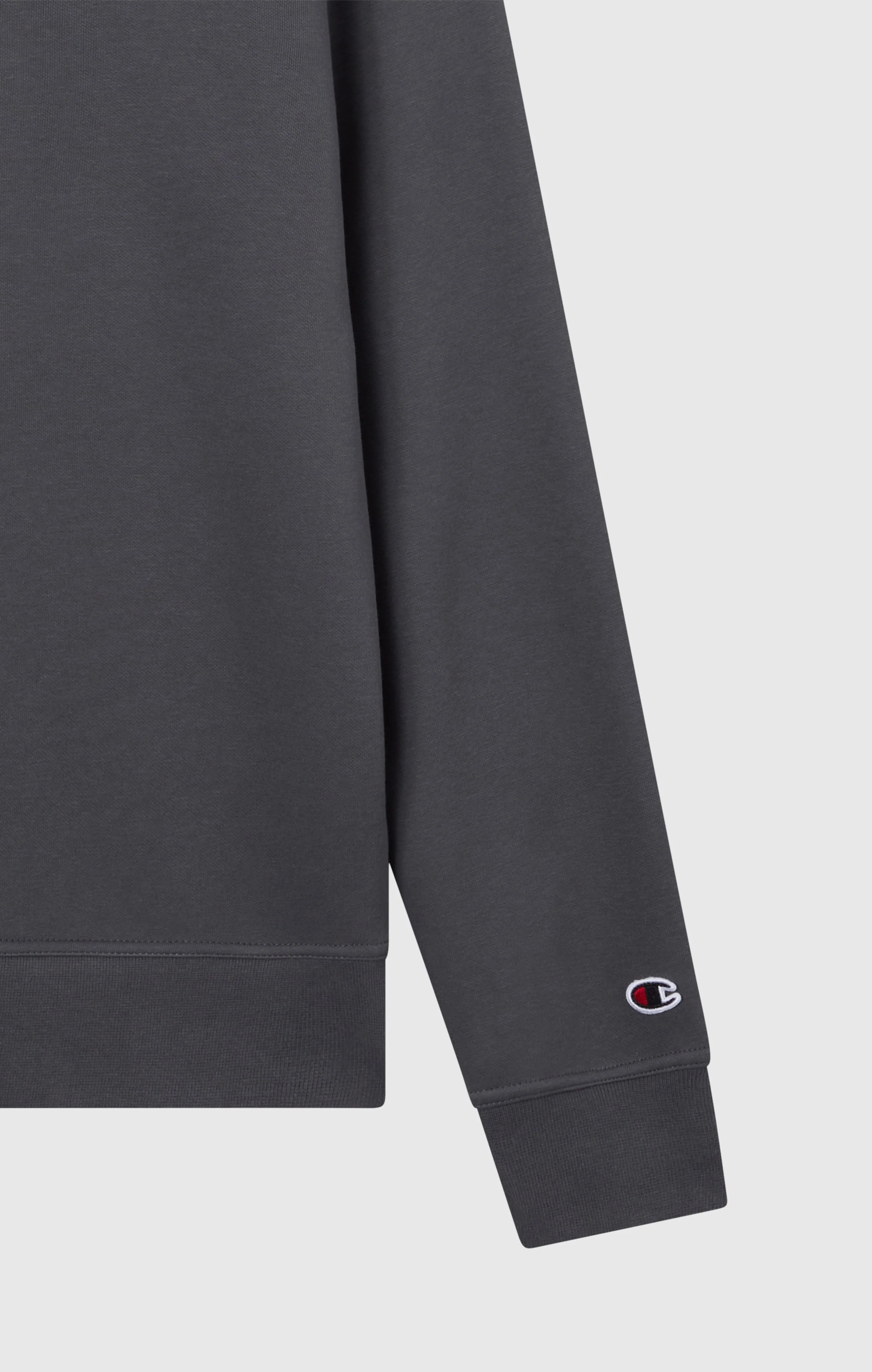 Men’s Fleece Crewneck Sweatshirt with Big Embroidered Logo Icons - Image 7