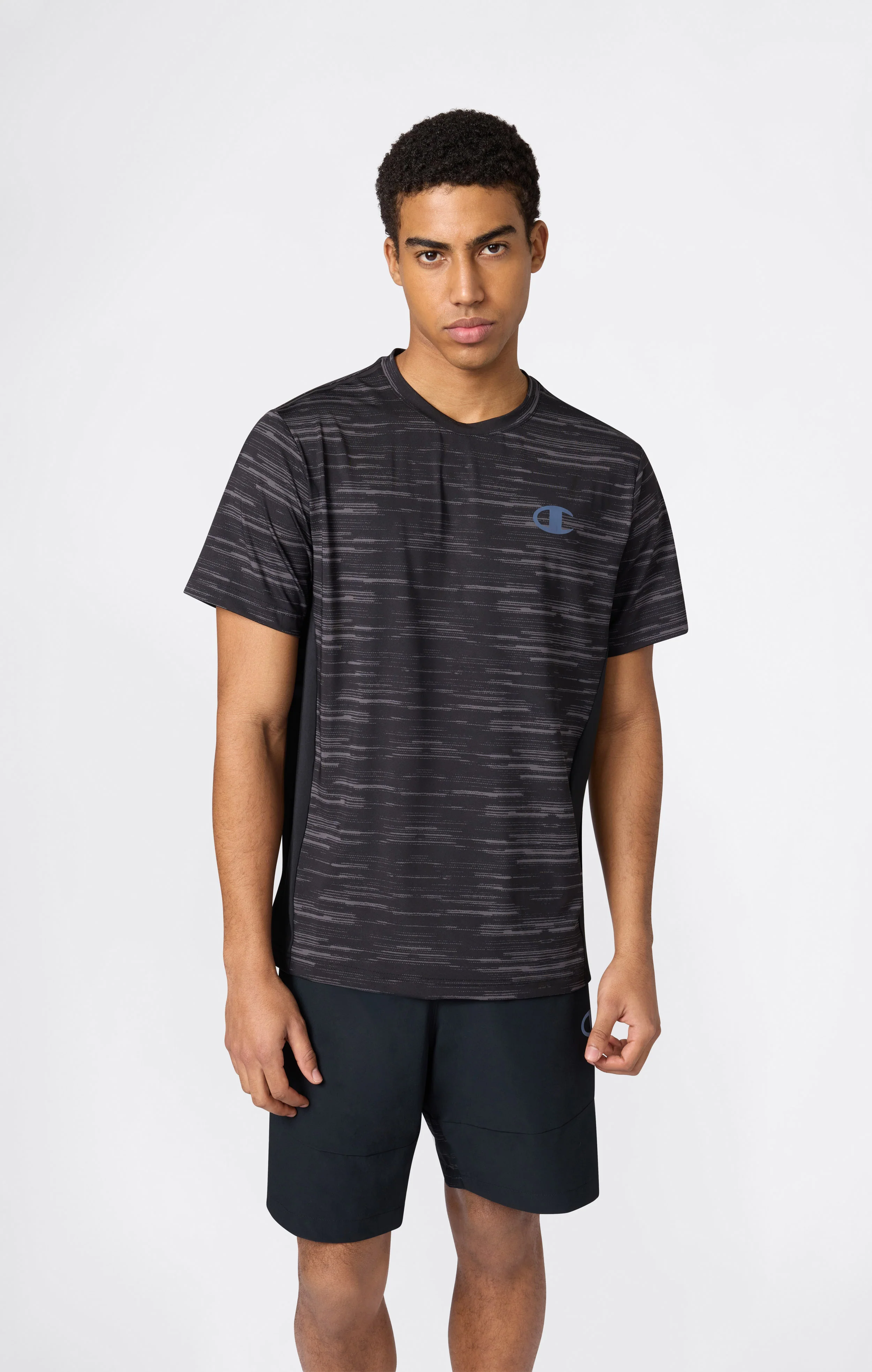 Training Quick-Dry Allover Print T-Shirt for Men