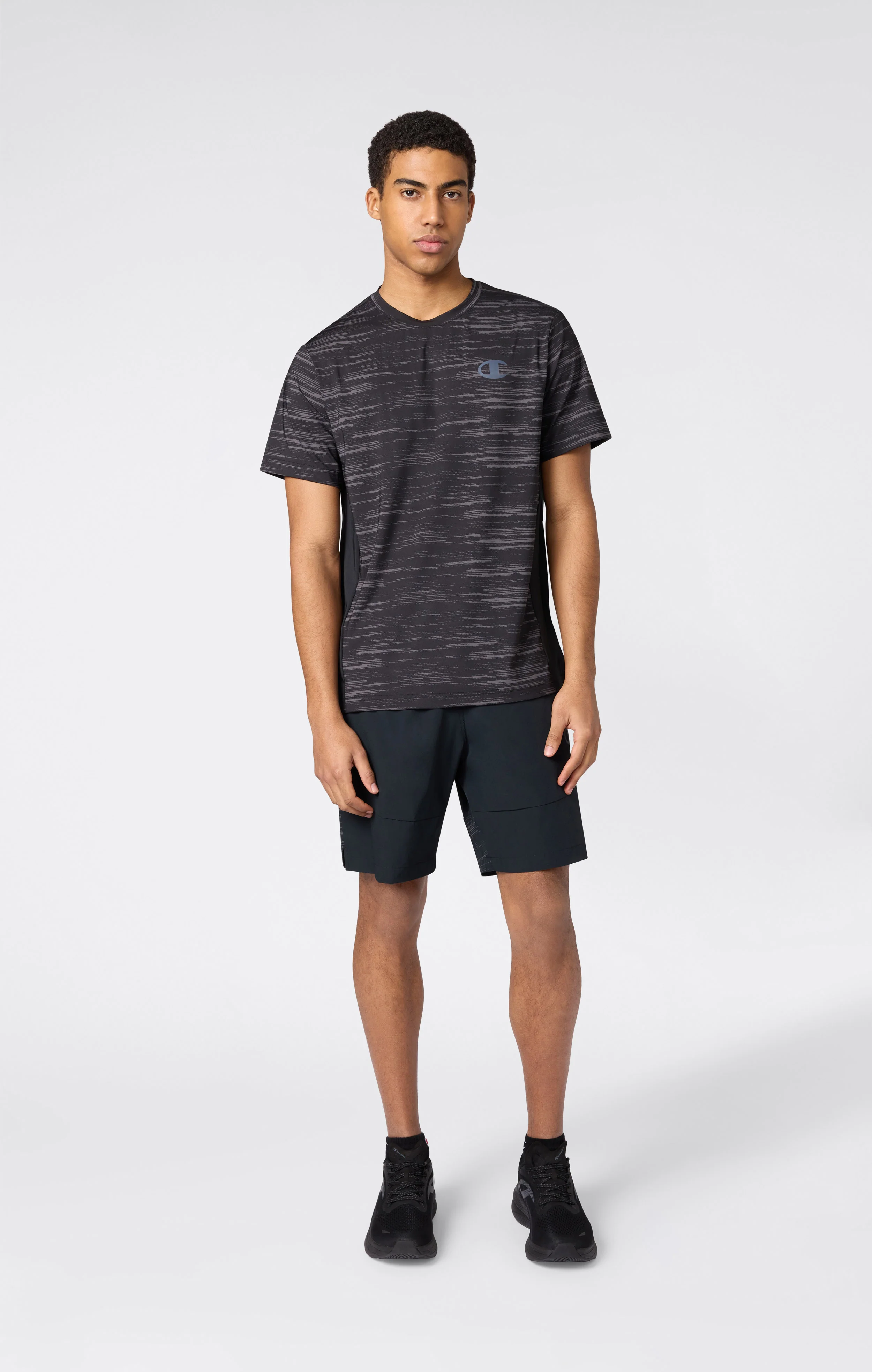 Training Quick-Dry Allover Print T-Shirt for Men - Image 2