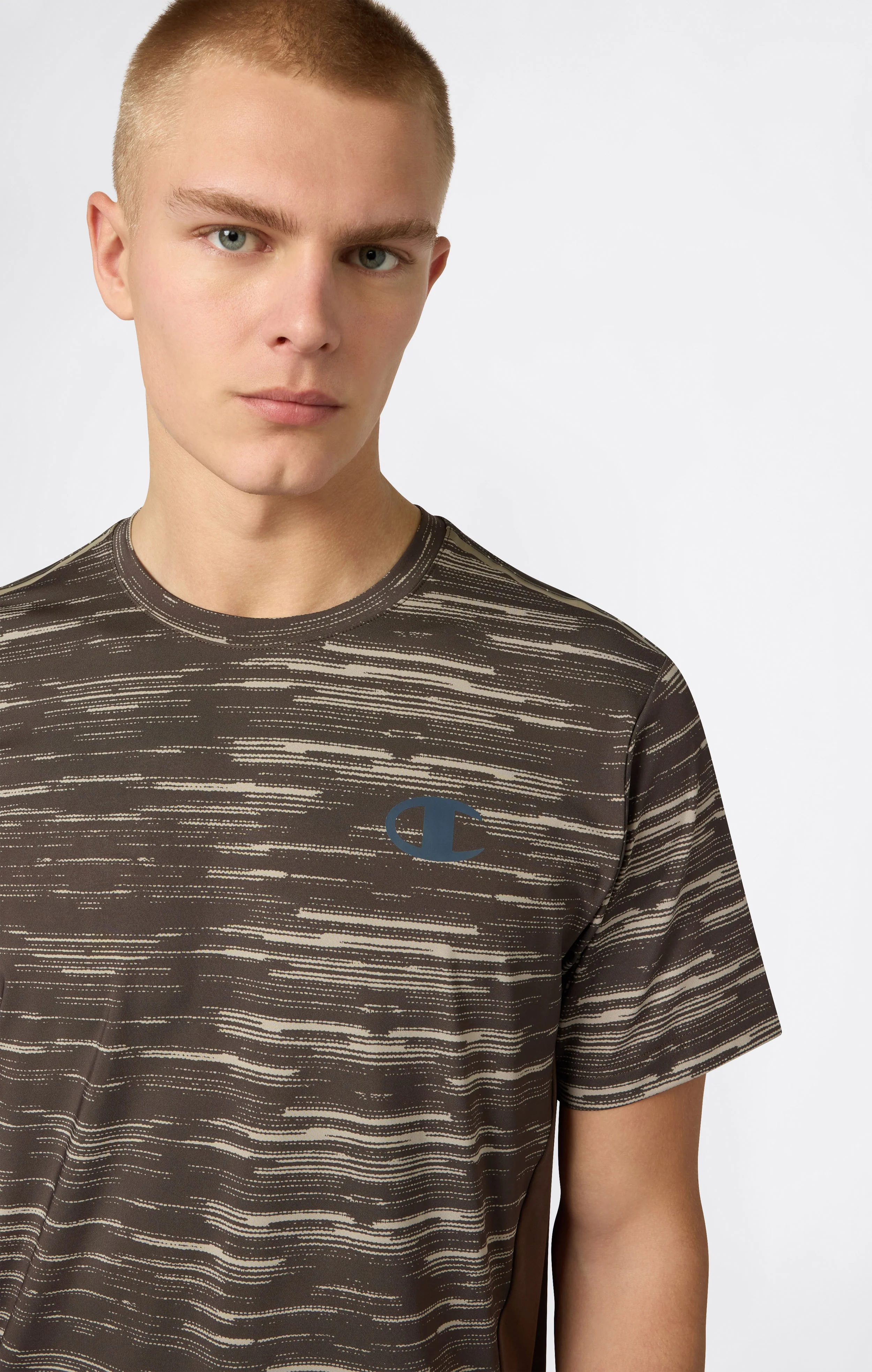 Training Quick-Dry Allover Print T-Shirt for Men - Image 3