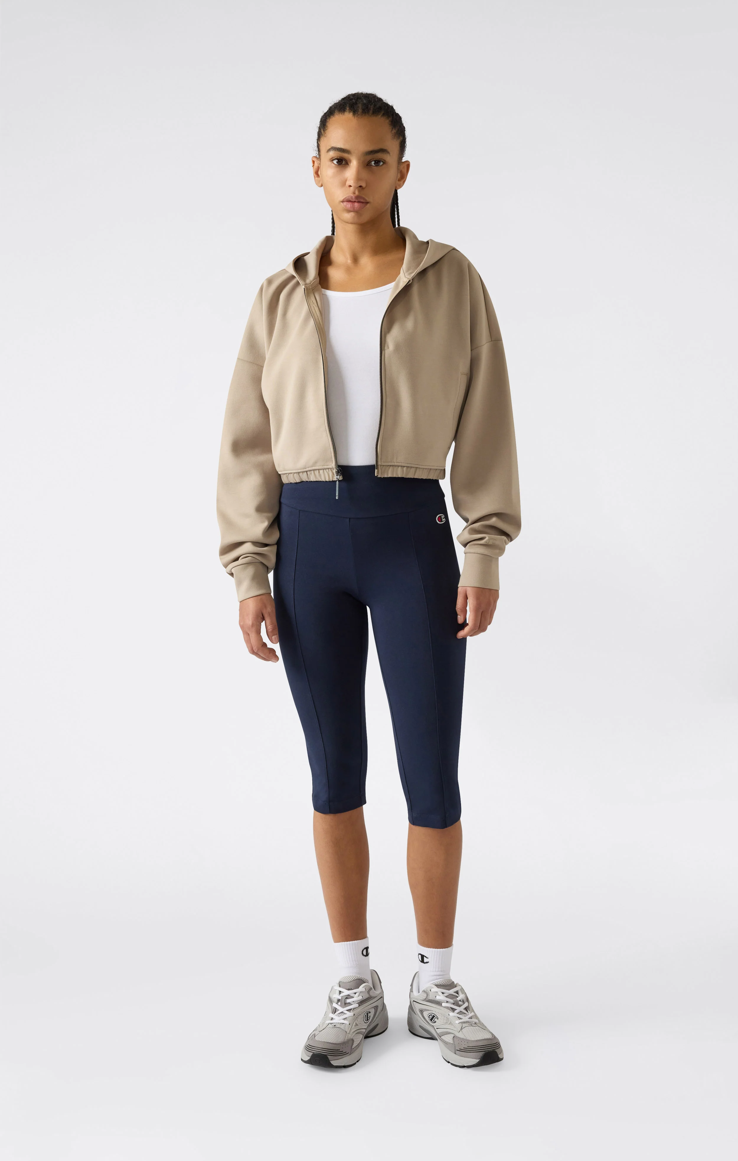 Women’s 3/4 Stretch Cotton Leggings Icons - Image 4