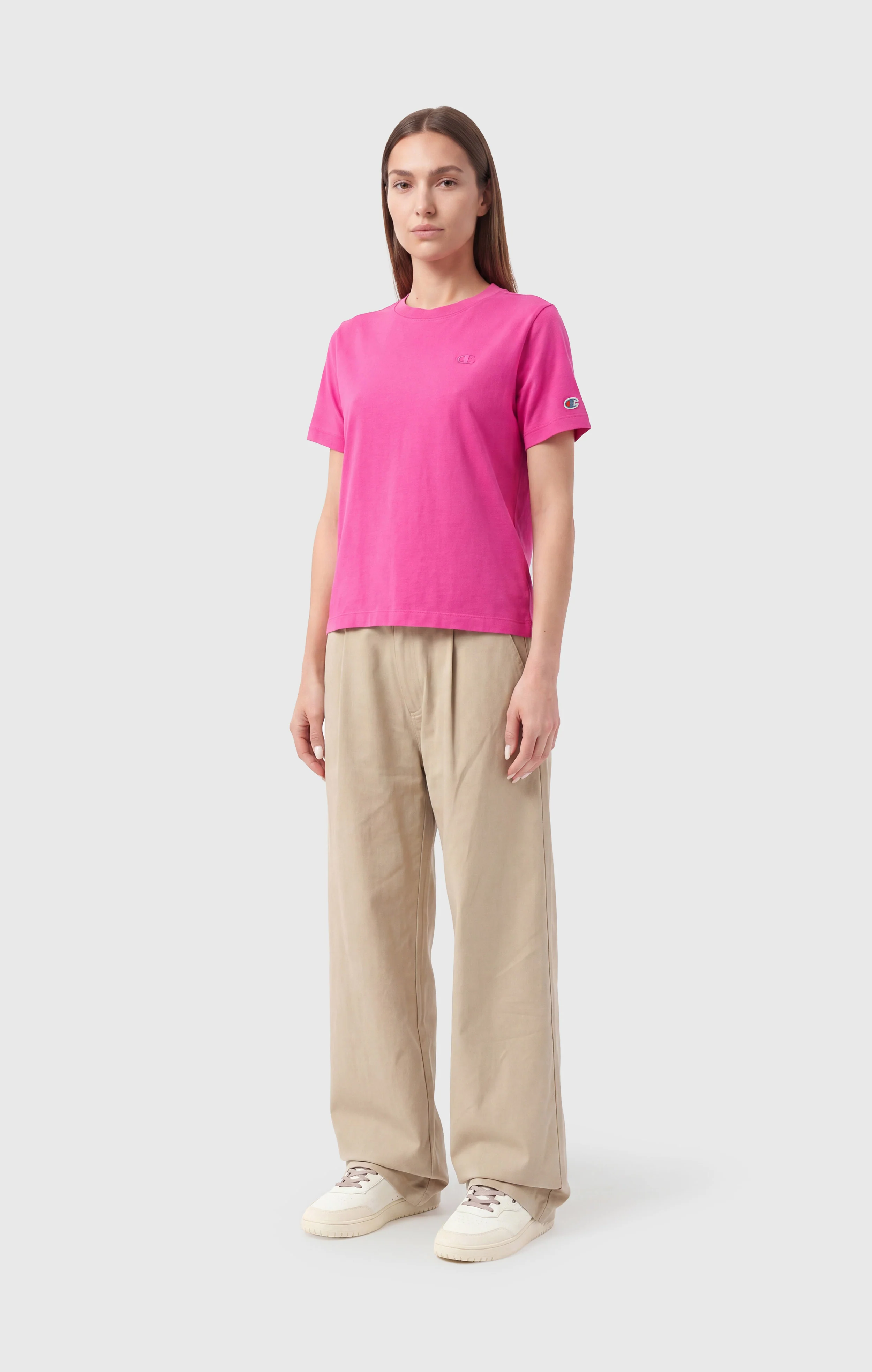 Women’s Cotton Crewneck T-Shirt - Image 2