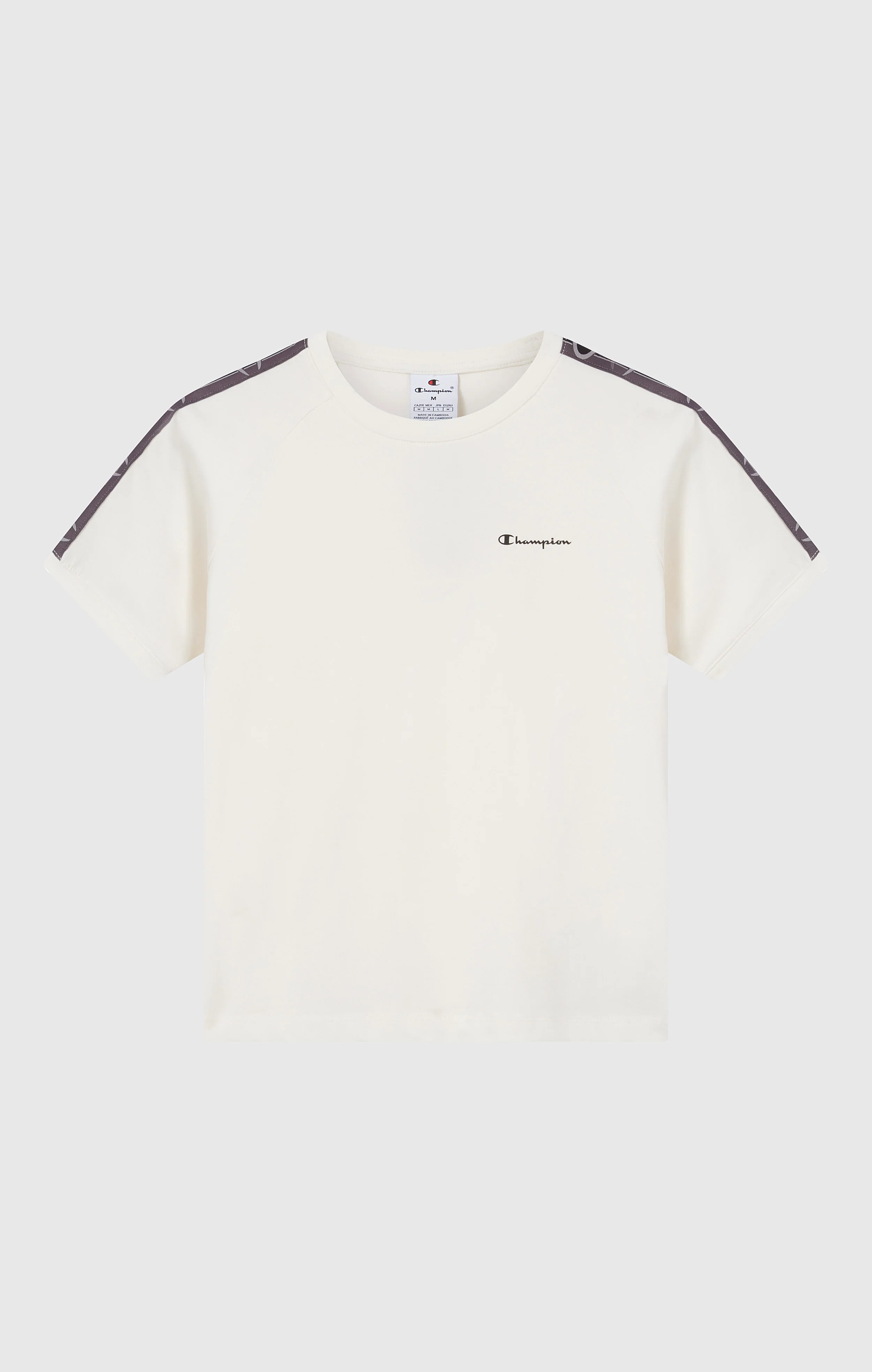Women’s Crewneck Stretch Jersey T-Shirt with Logo Tape - Image 5