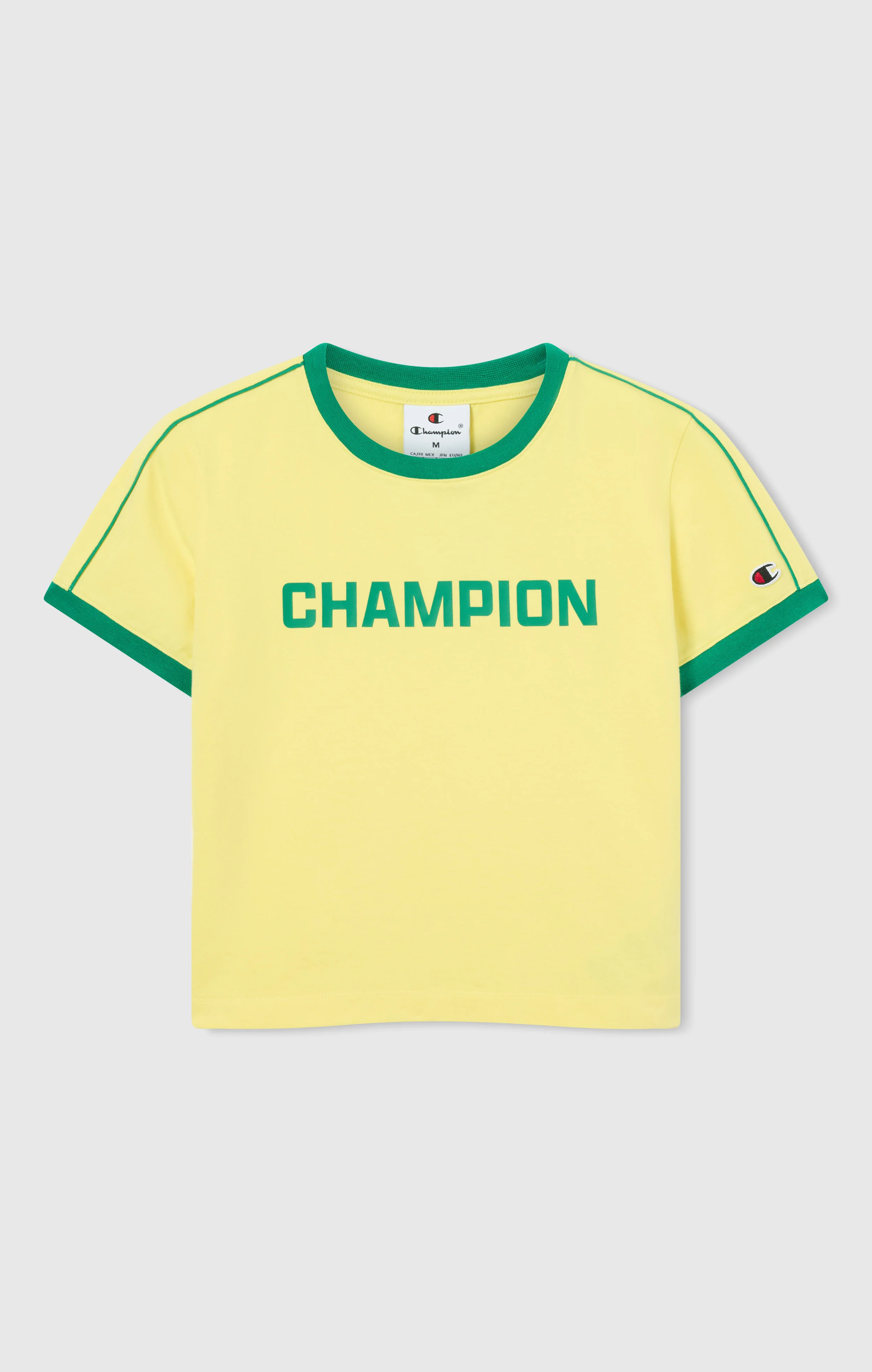 Women’s Crewneck T-Shirt with Contrast Logo - Image 5
