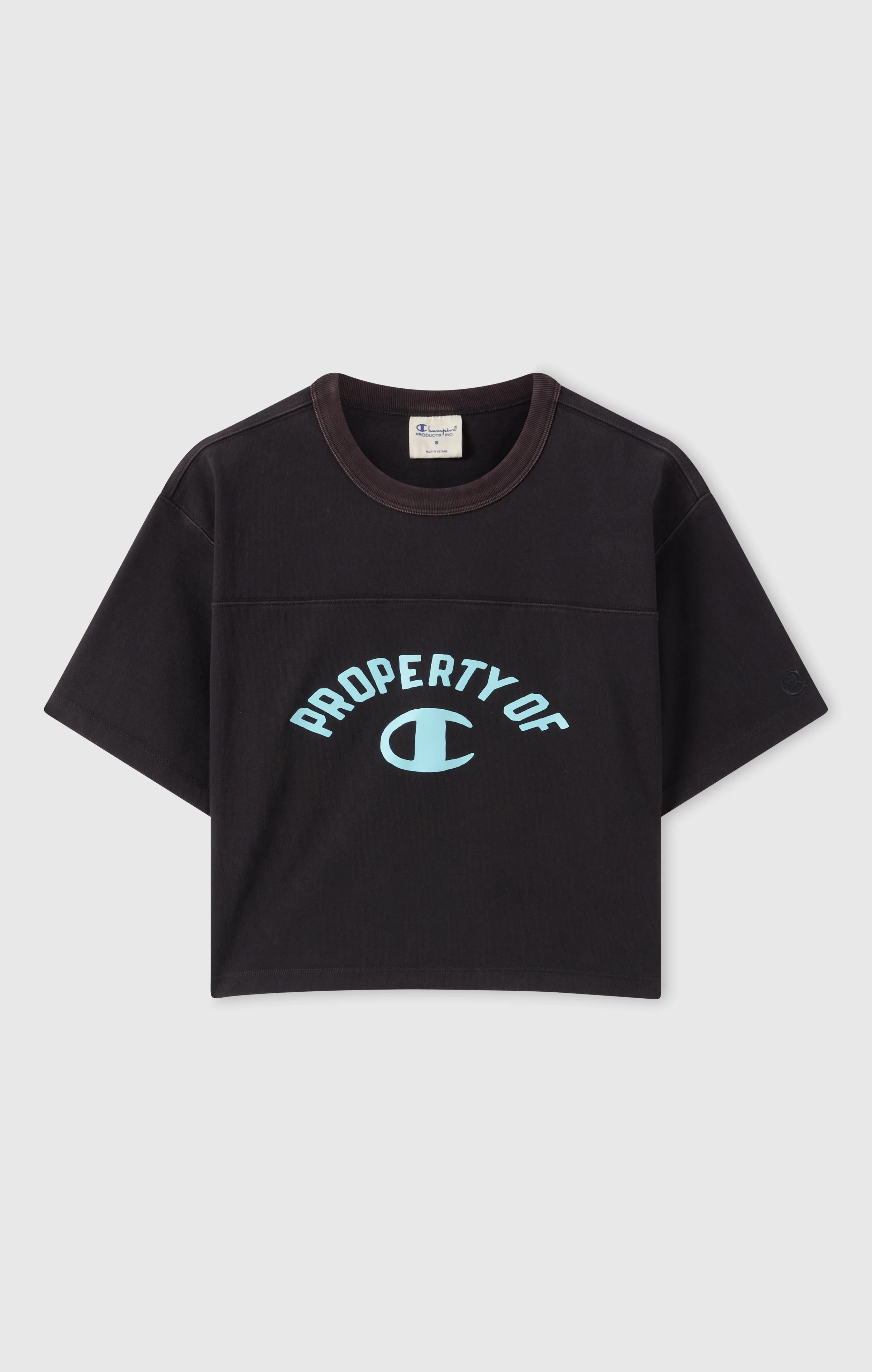 Women’s Cropped Crewneck T-Shirt Time Capsule - Image 5