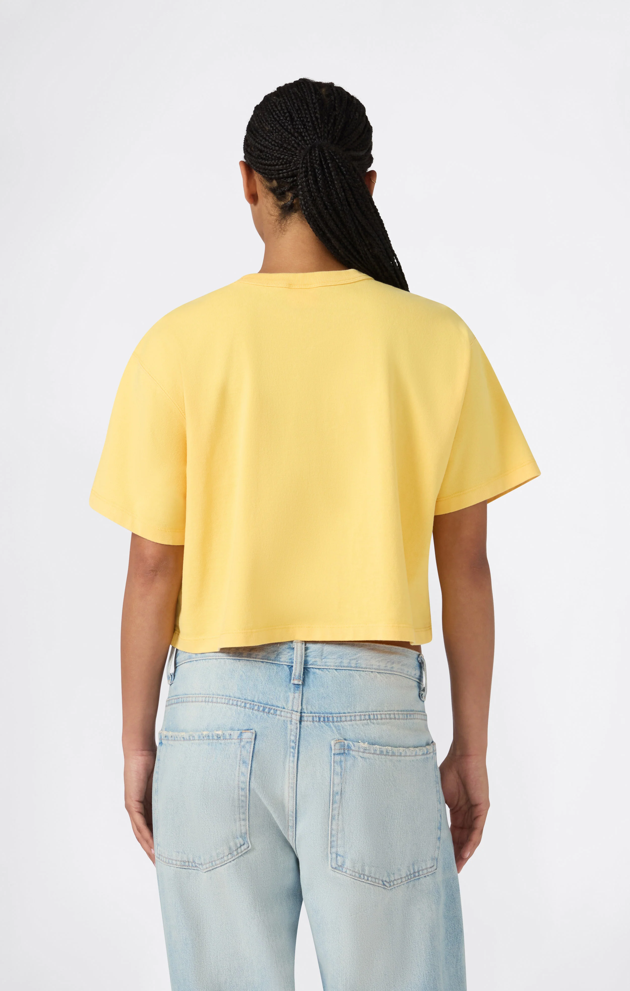 Women’s Cropped Crewneck T-Shirt Time Capsule - Image 4