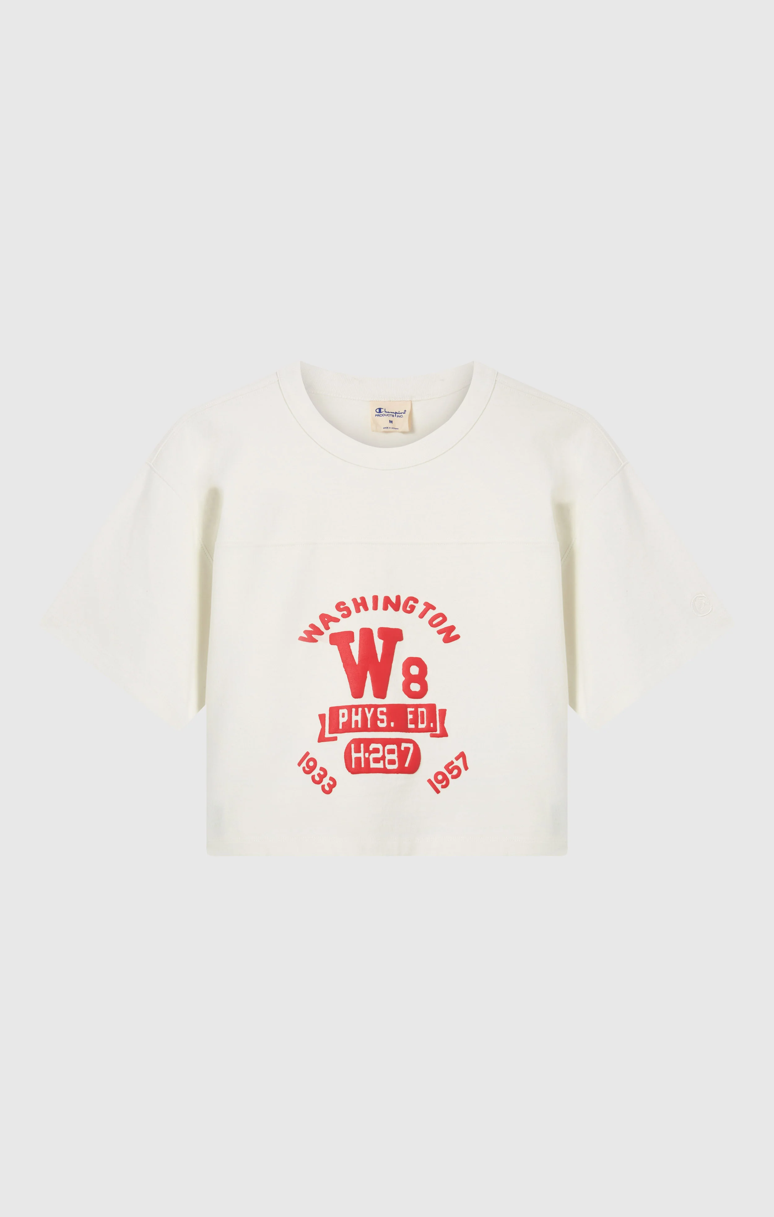 Women’s Cropped Crewneck T-Shirt Time Capsule - Image 5