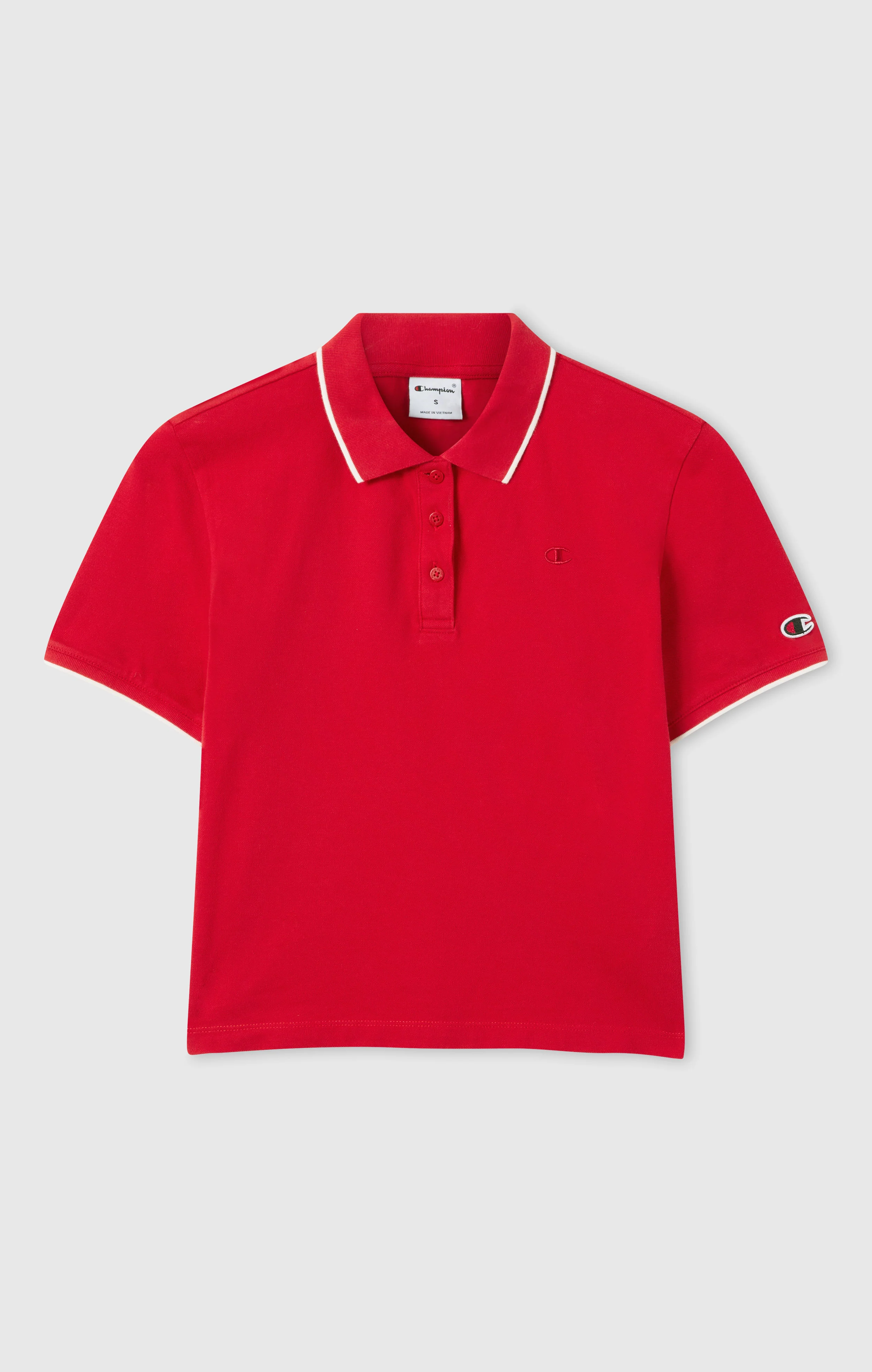 Women’s Cropped Polo Shirt - Image 5