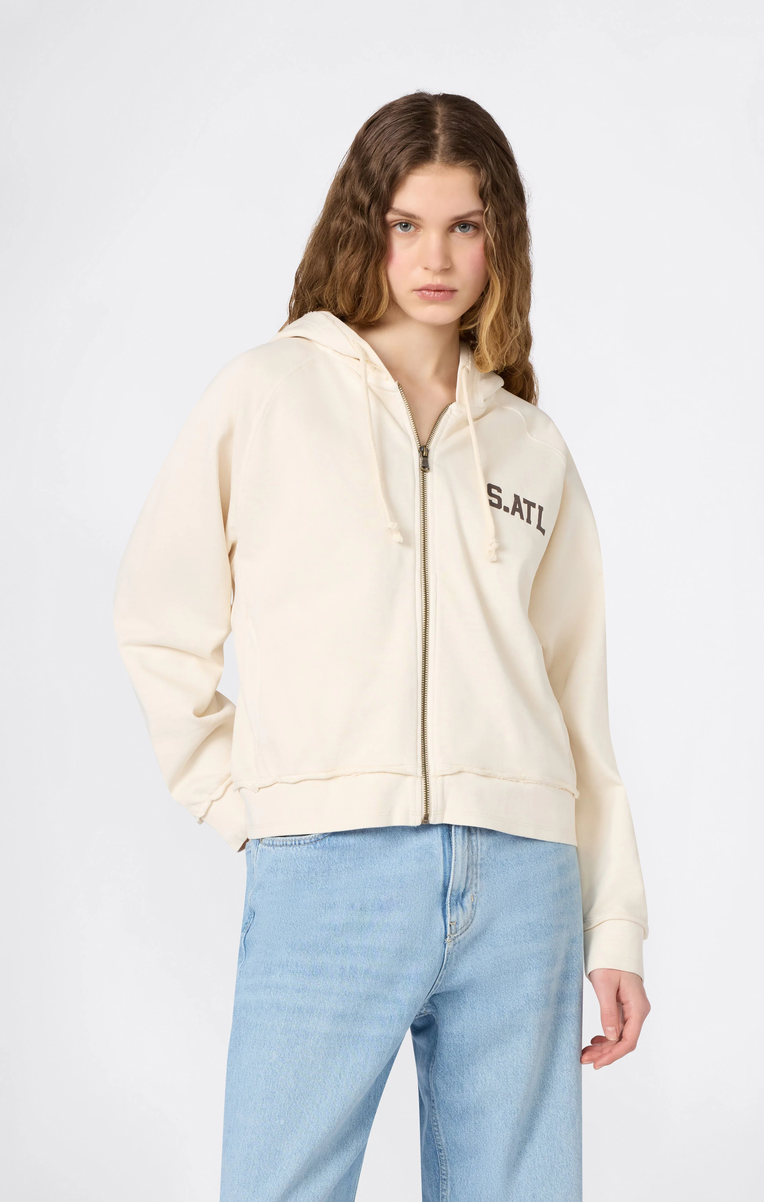 Women’s East West Hooded Full Zip Sweatshirt
