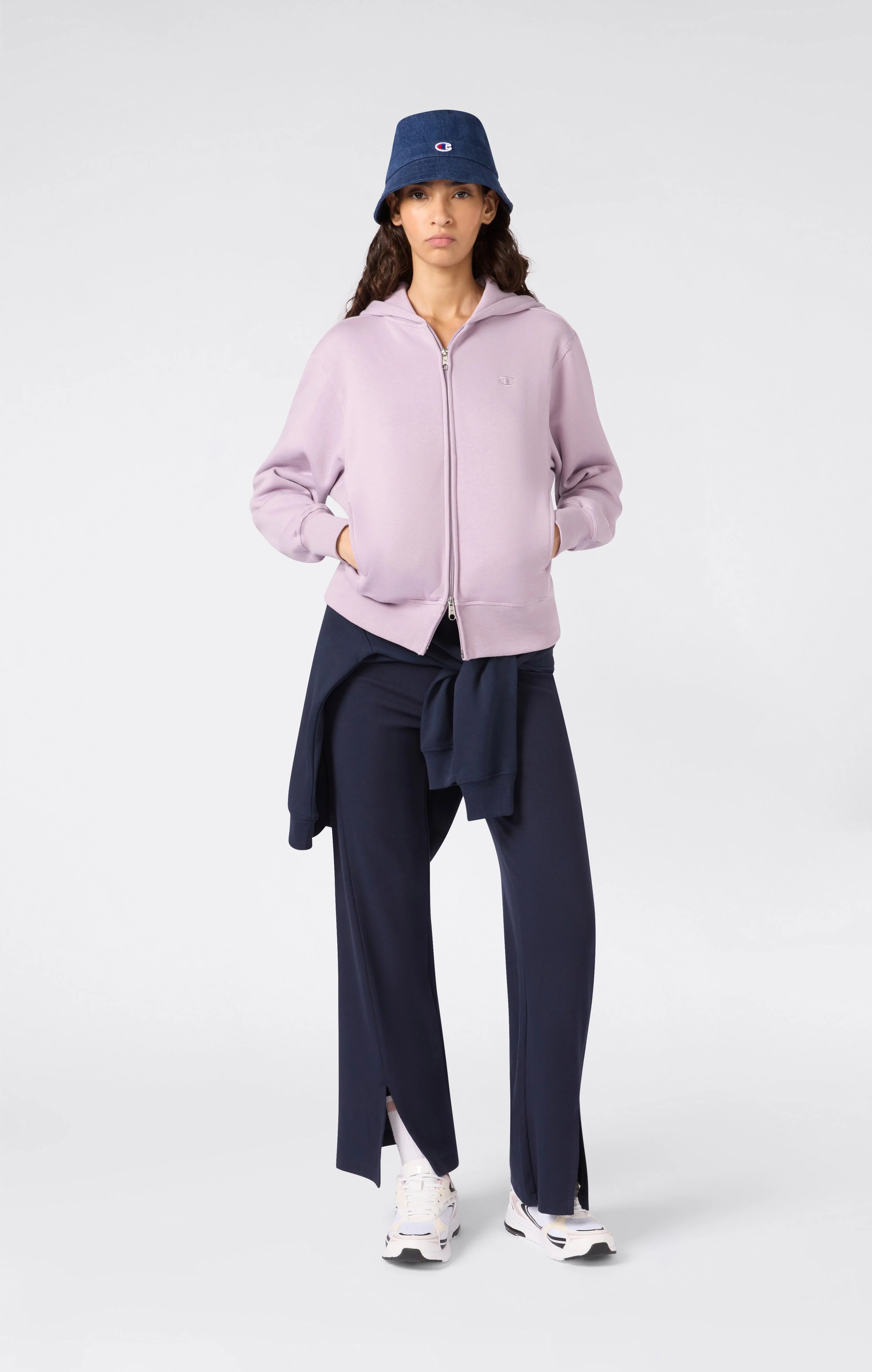 Women's Fleece Full Zip Hoodie Icons