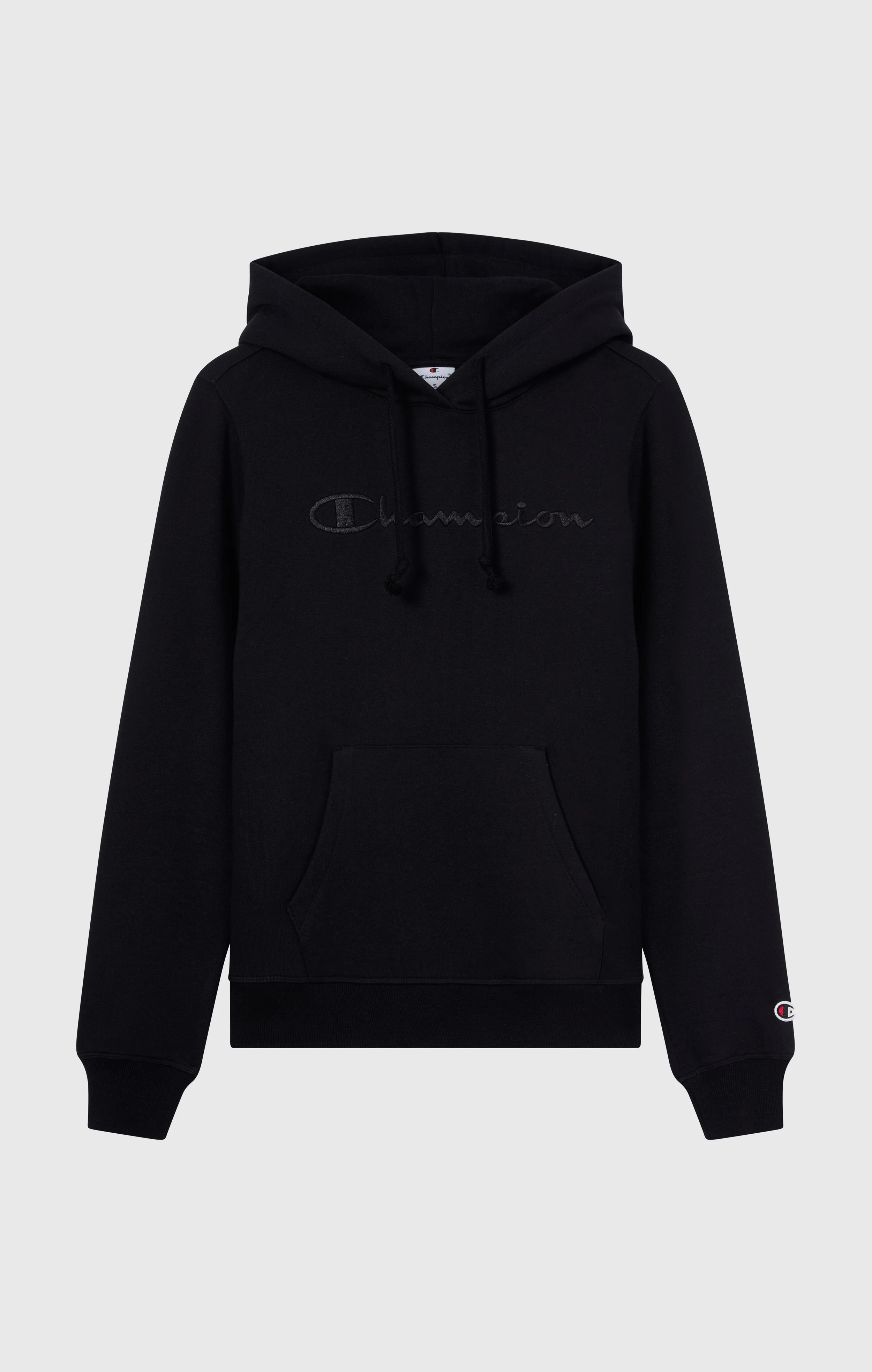 Women’s Fleece Hoodie with Big Embroidered Logo Icons - Image 5