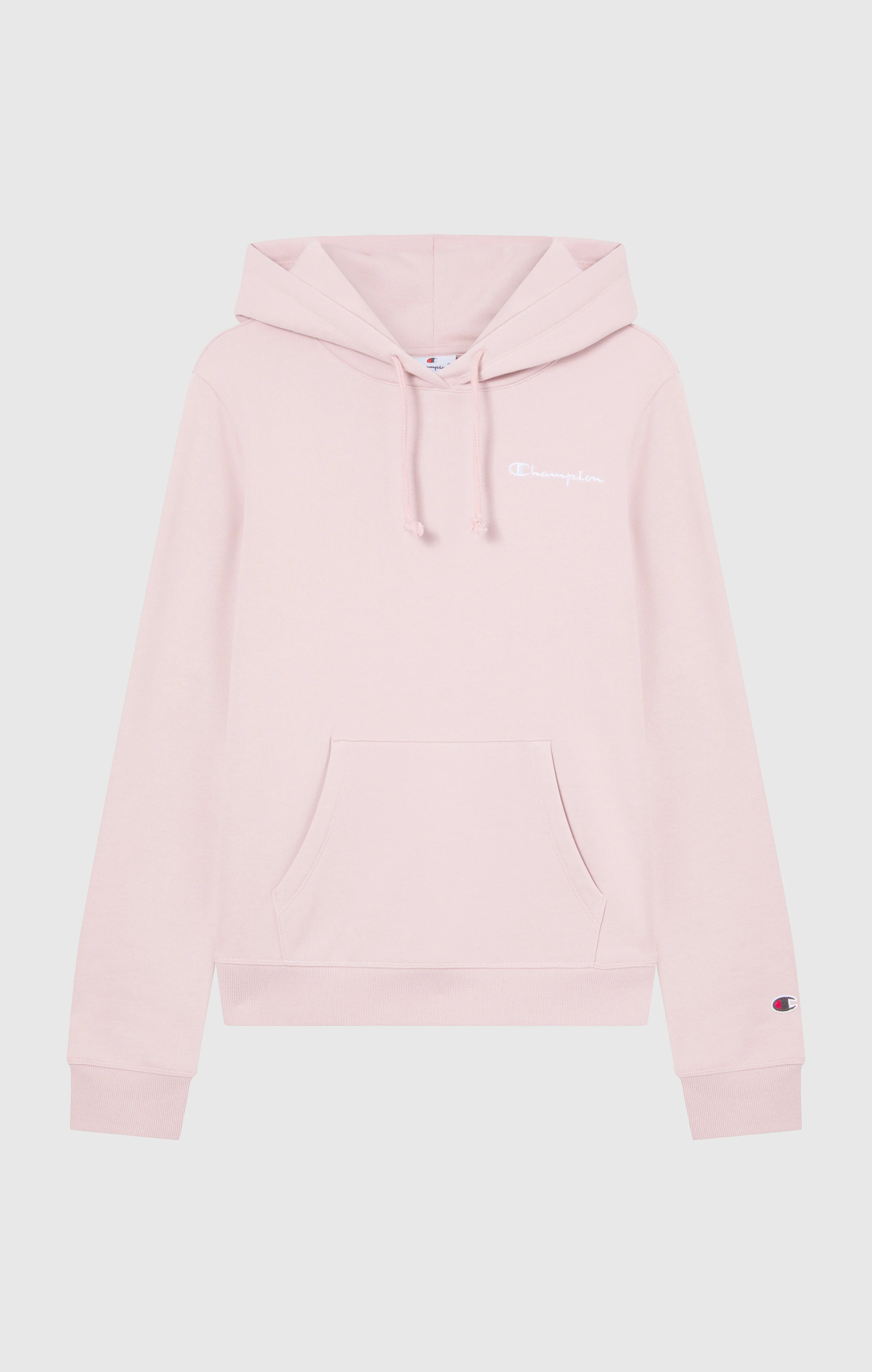 Women’s Fleece Hoodie with Small Embroidered Logo Icons - Image 5