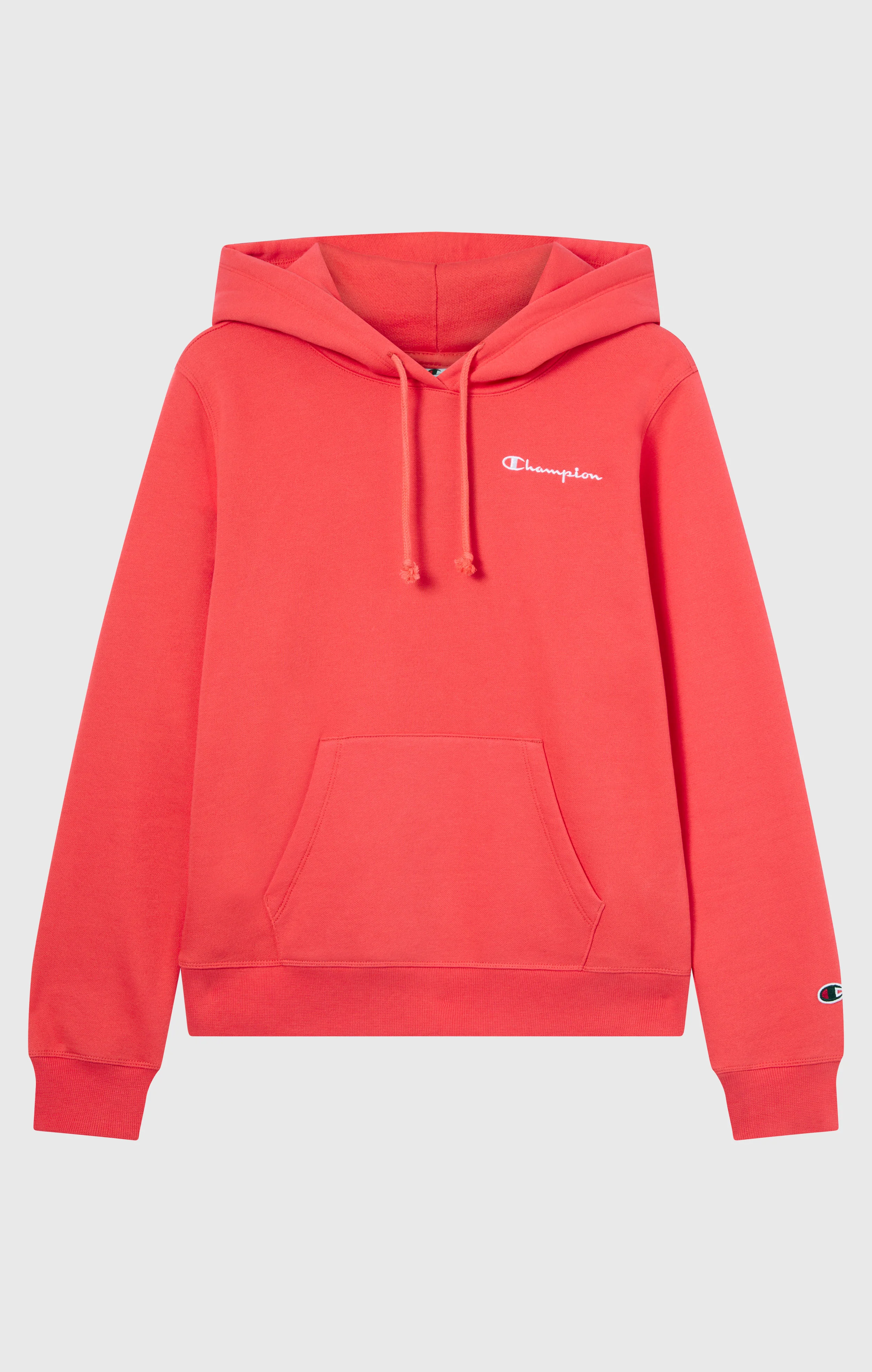 Women’s Fleece Hoodie with Small Embroidered Logo Icons - Image 5