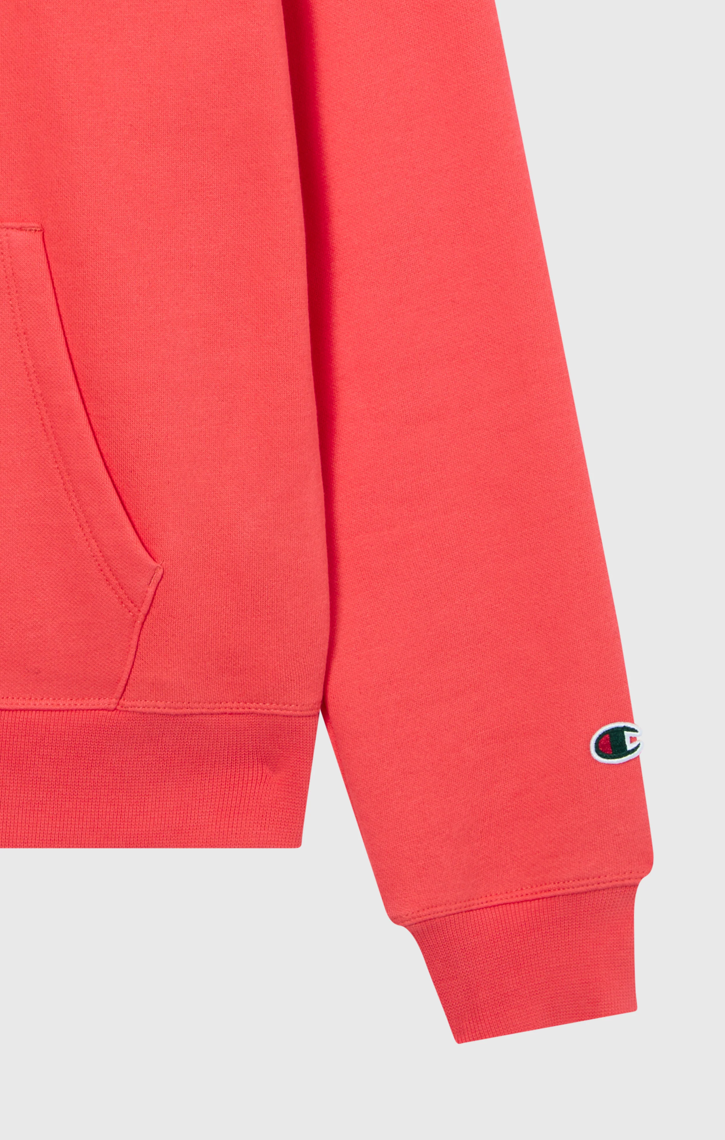 Women’s Fleece Hoodie with Small Embroidered Logo Icons - Image 6