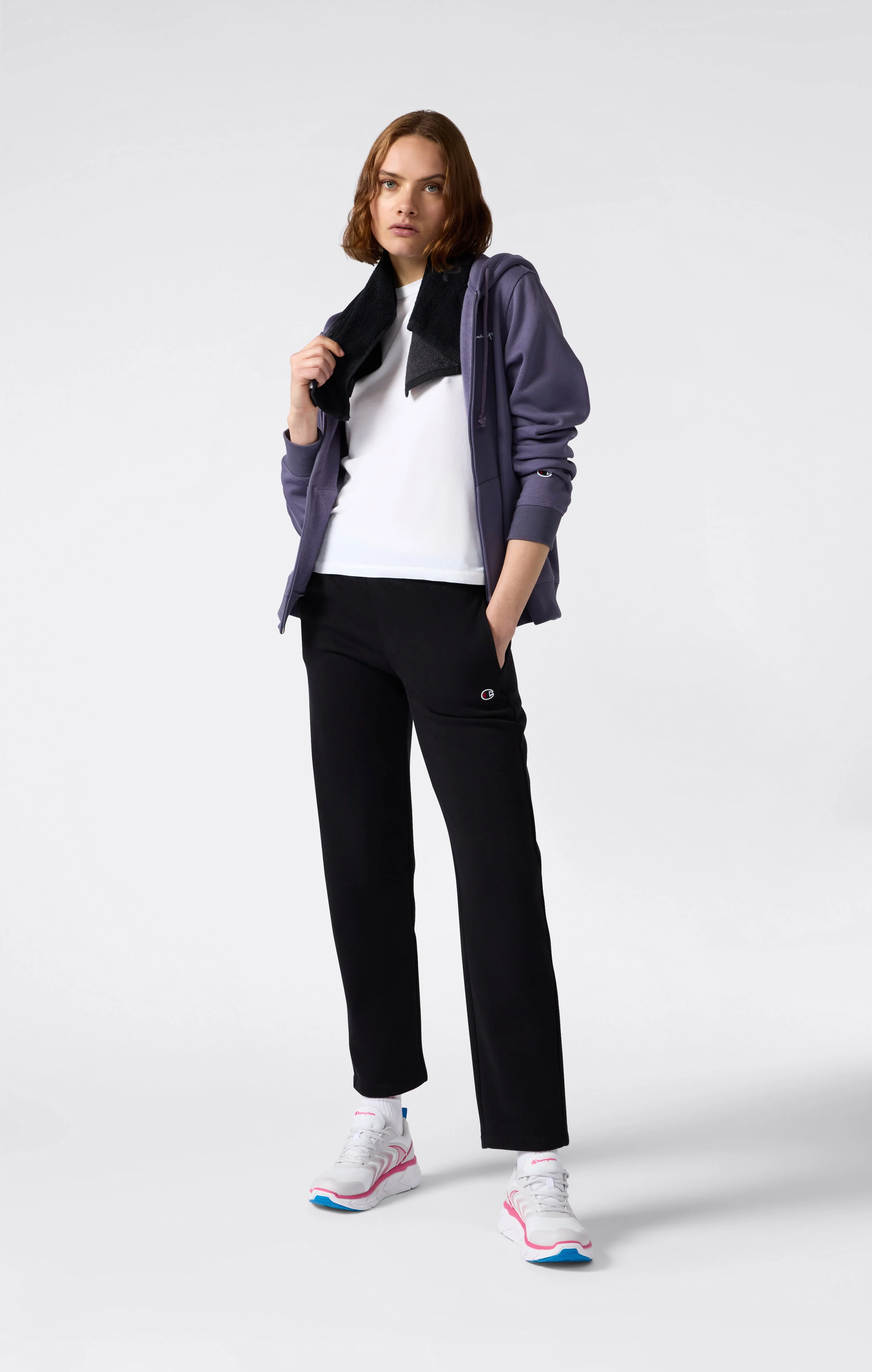 Women's Full Zip Fleece Hoodie Icons - Image 3