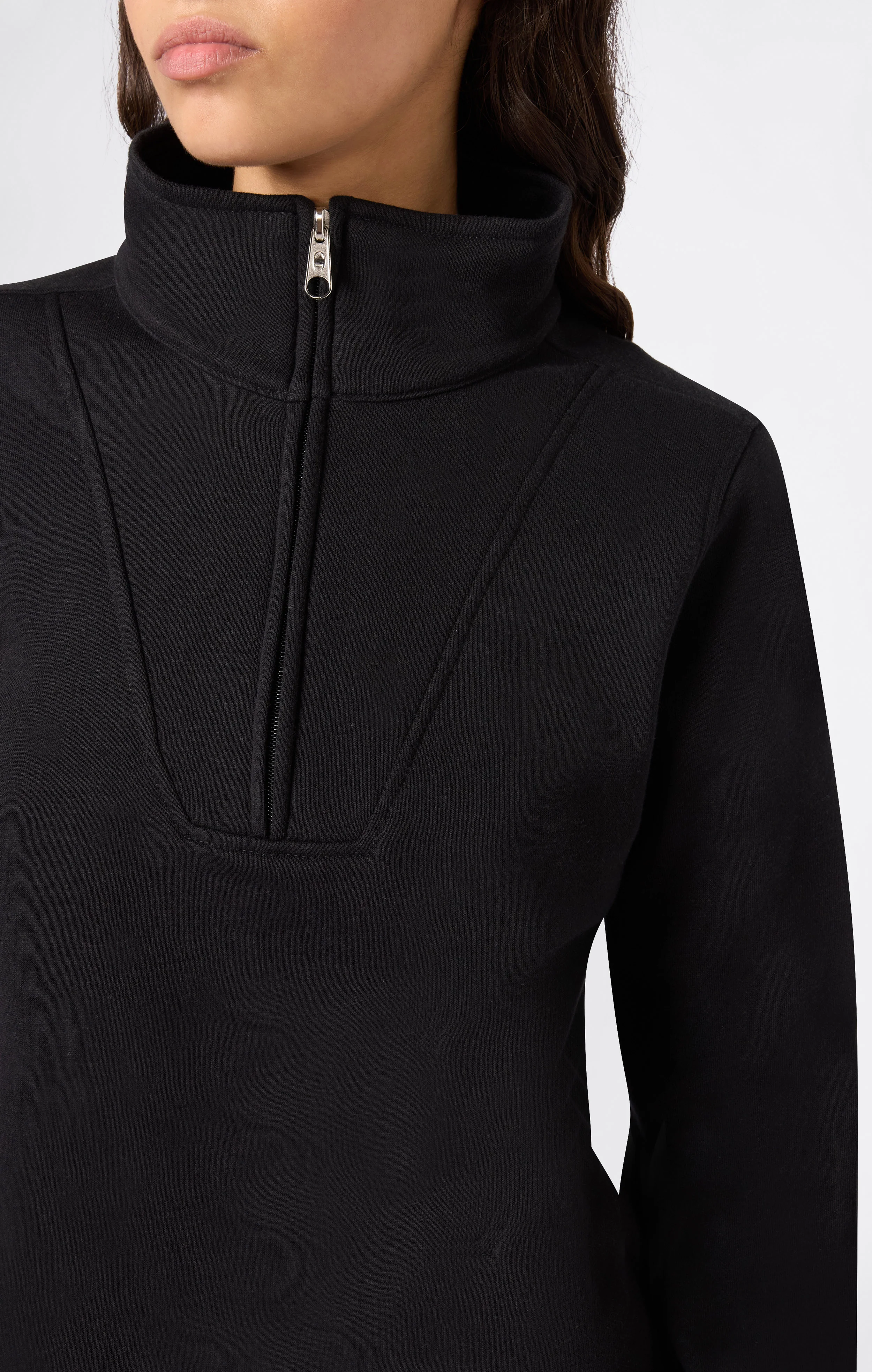 Women’s Half Zip Fleece Sweatshirt Icons - Image 2