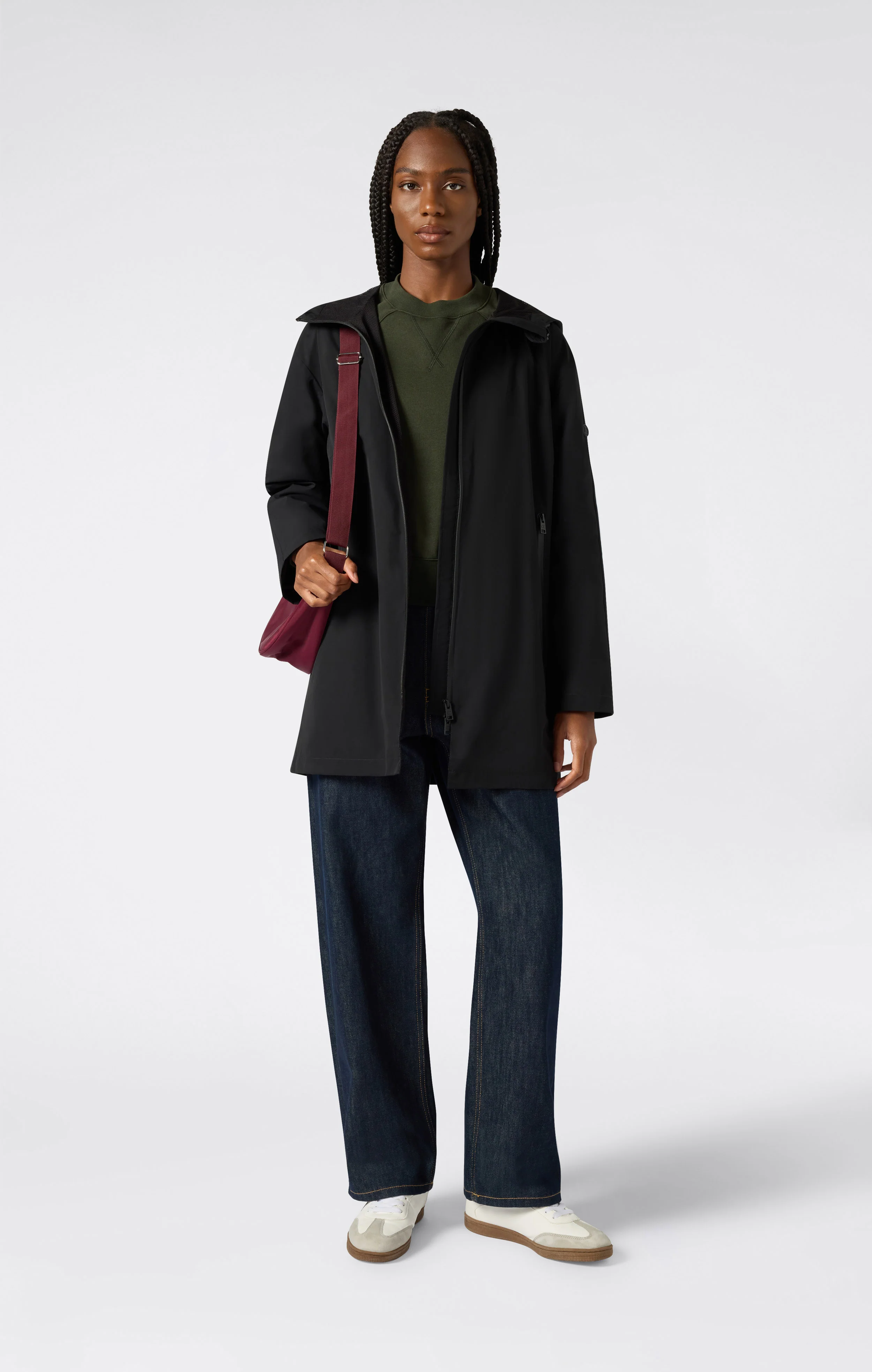 Women's Hooded Windbreaker Jacket - Image 2