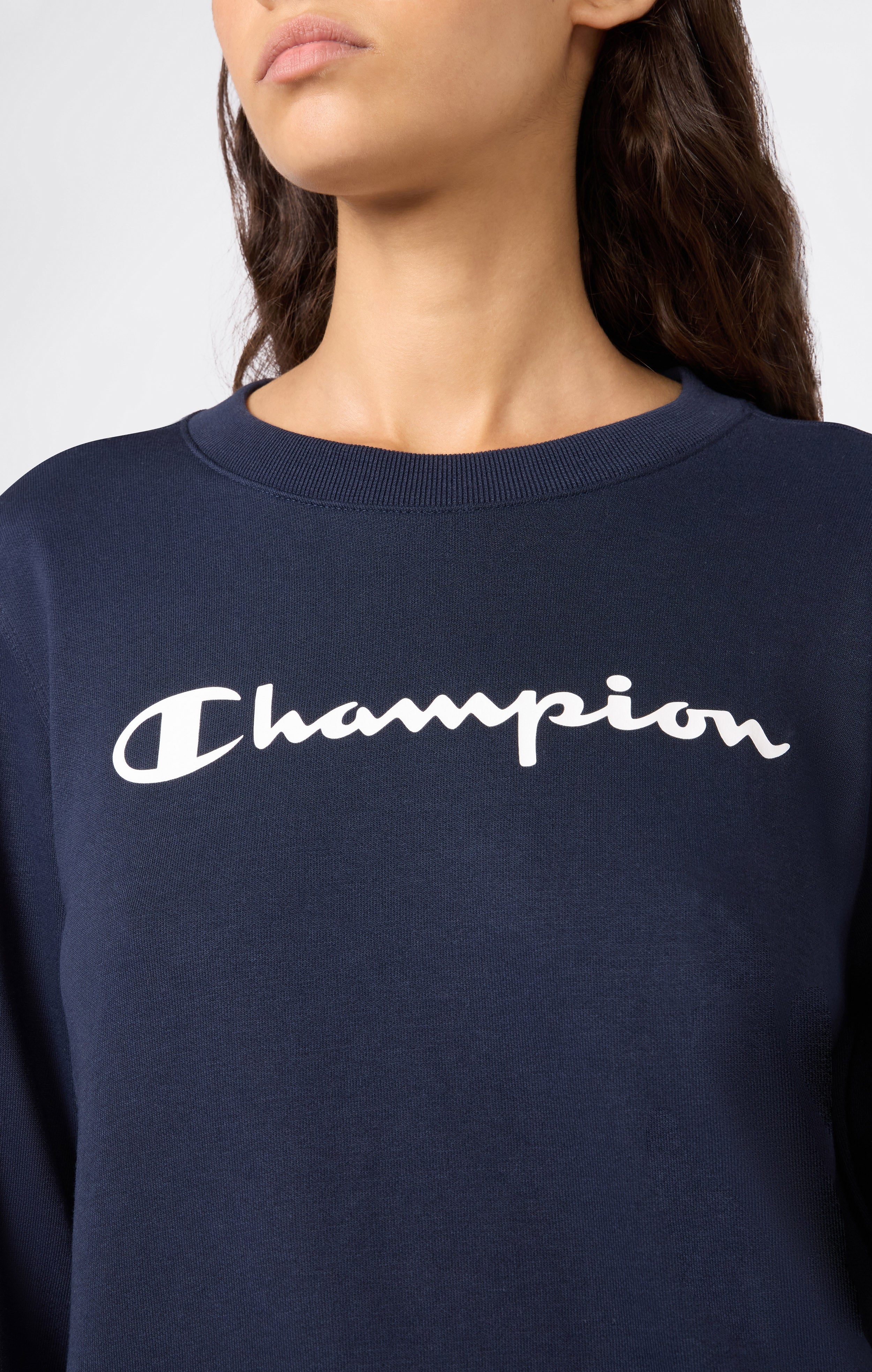 Women’s Lightweight Crewneck Sweatshirt with Maxi Printed Logo - Image 5