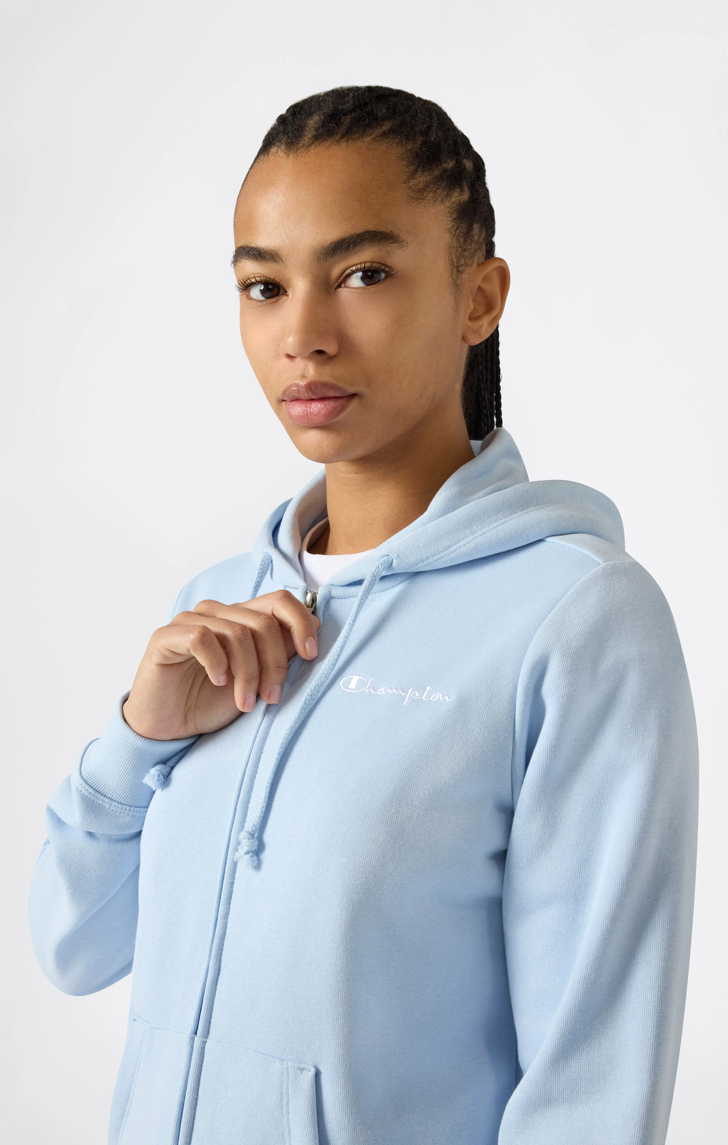 Women’s Lightweight Full Zip Hoodie Icons - Image 2