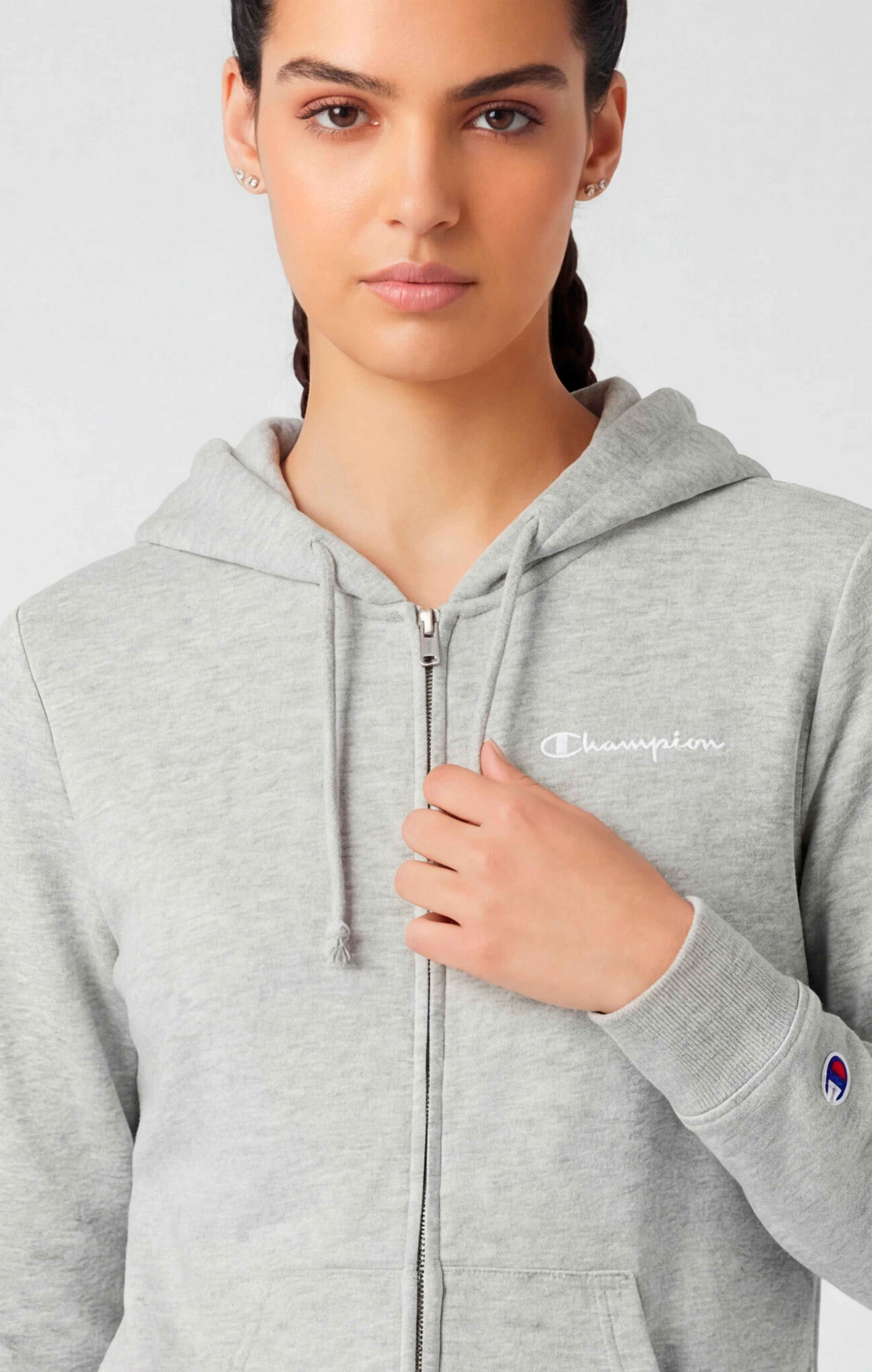 Women’s Lightweight Full Zip Hoodie Icons - Image 4