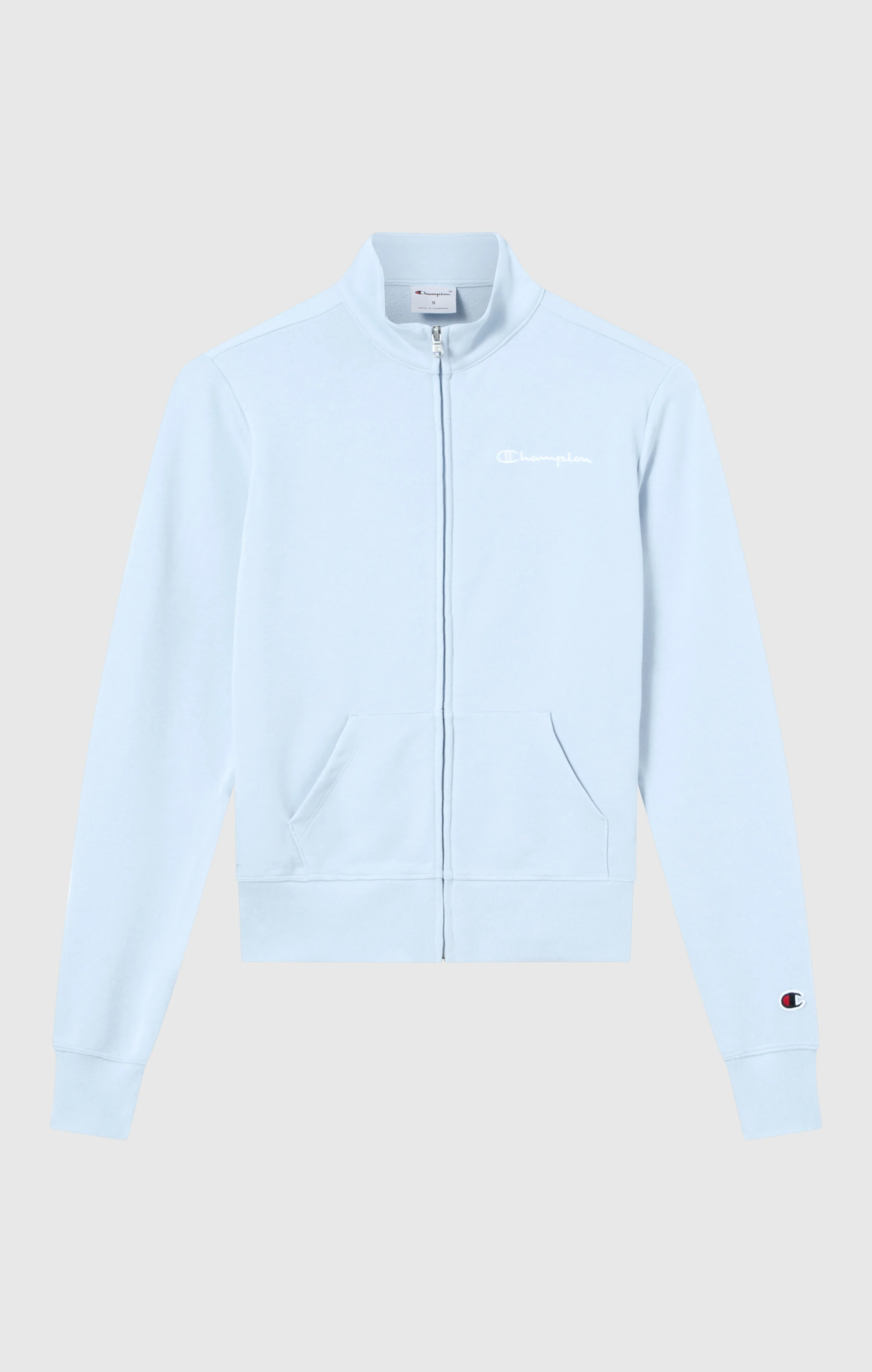 Women’s Lightweight Full Zip Sweatshirt with Contrast Logo Icons - Image 5