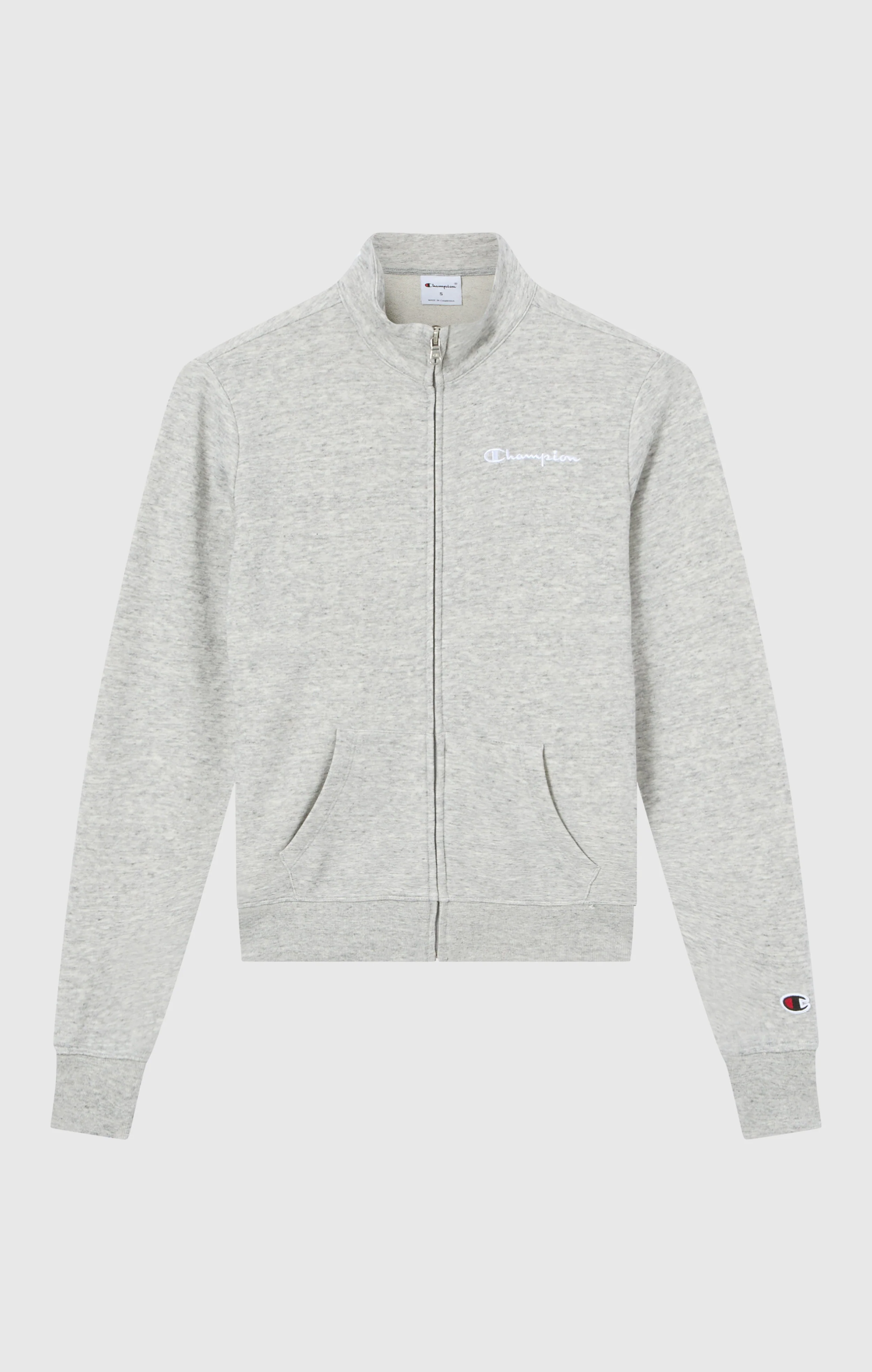 Women’s Lightweight Full Zip Sweatshirt with Contrast Logo Icons - Image 5