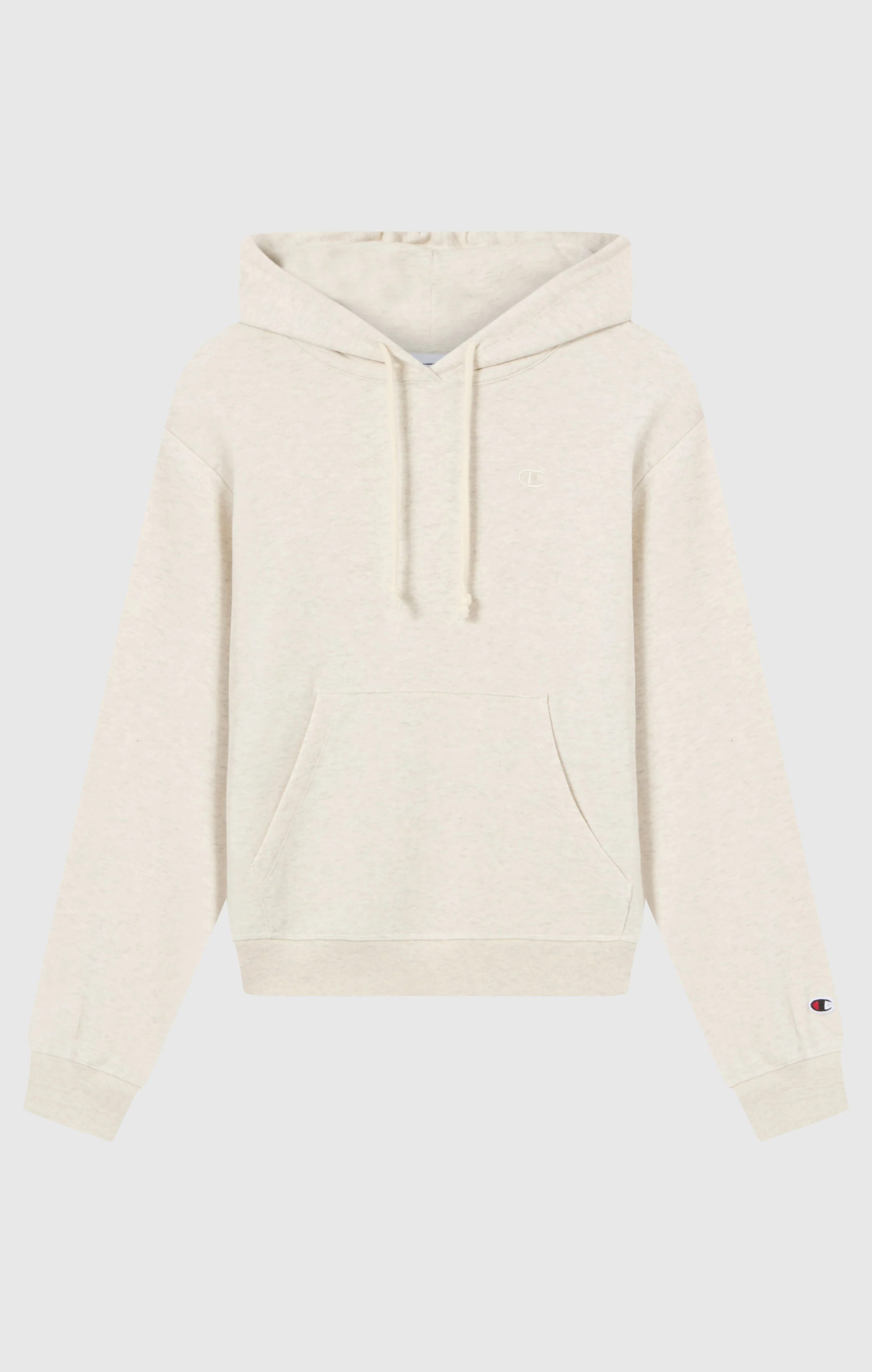 Women’s Lightweight Hooded Sweatshirt with Tonal Embroidered “C” Logo Icons - Image 5
