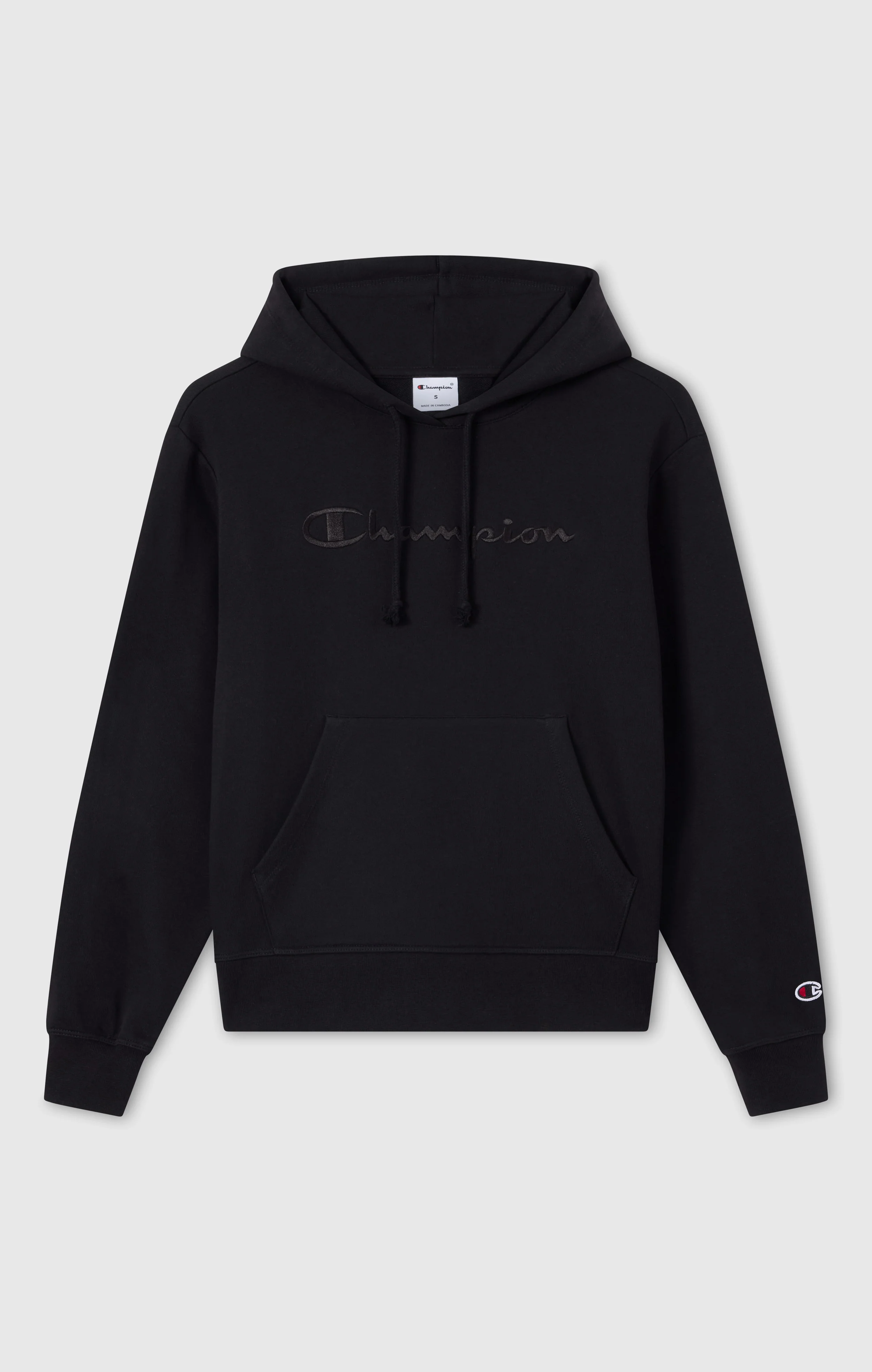 Women’s Lightweight Hooded Sweatshirt with Tonal Embroidered Maxi Logo Icons - Image 5